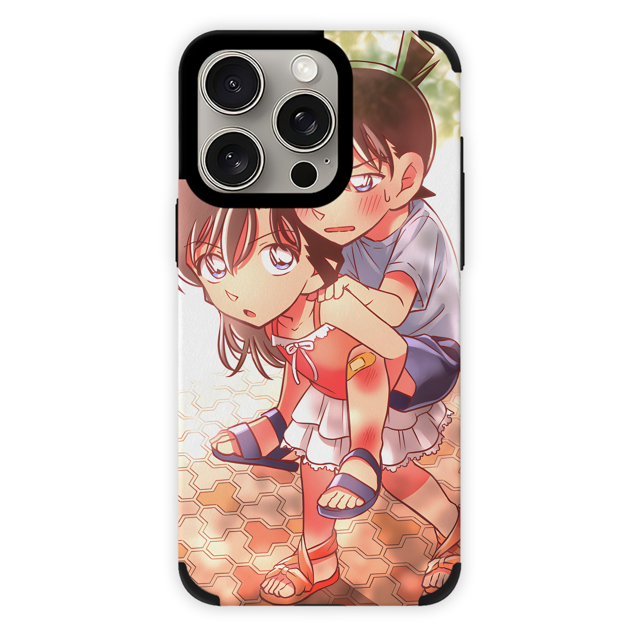 （画像用） 名探偵コナン Detective Conan 【iPhone15ProMax対応】 PUレザー スマホケース 耐衝撃＆黄変防止
