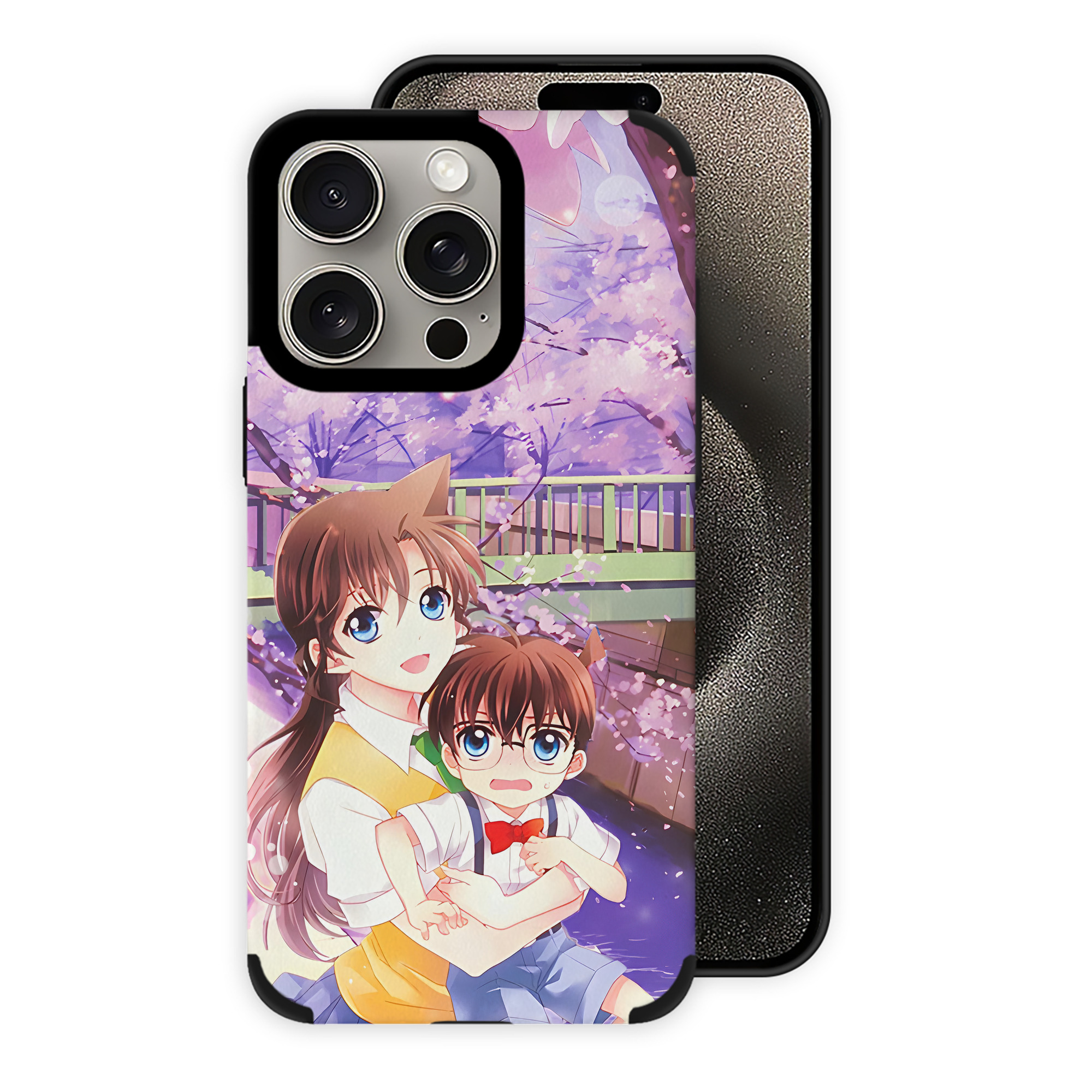 （画像用） 名探偵コナン Detective Conan 【iPhone15ProMax対応】 PUレザー スマホケース 耐衝撃＆黄変防止