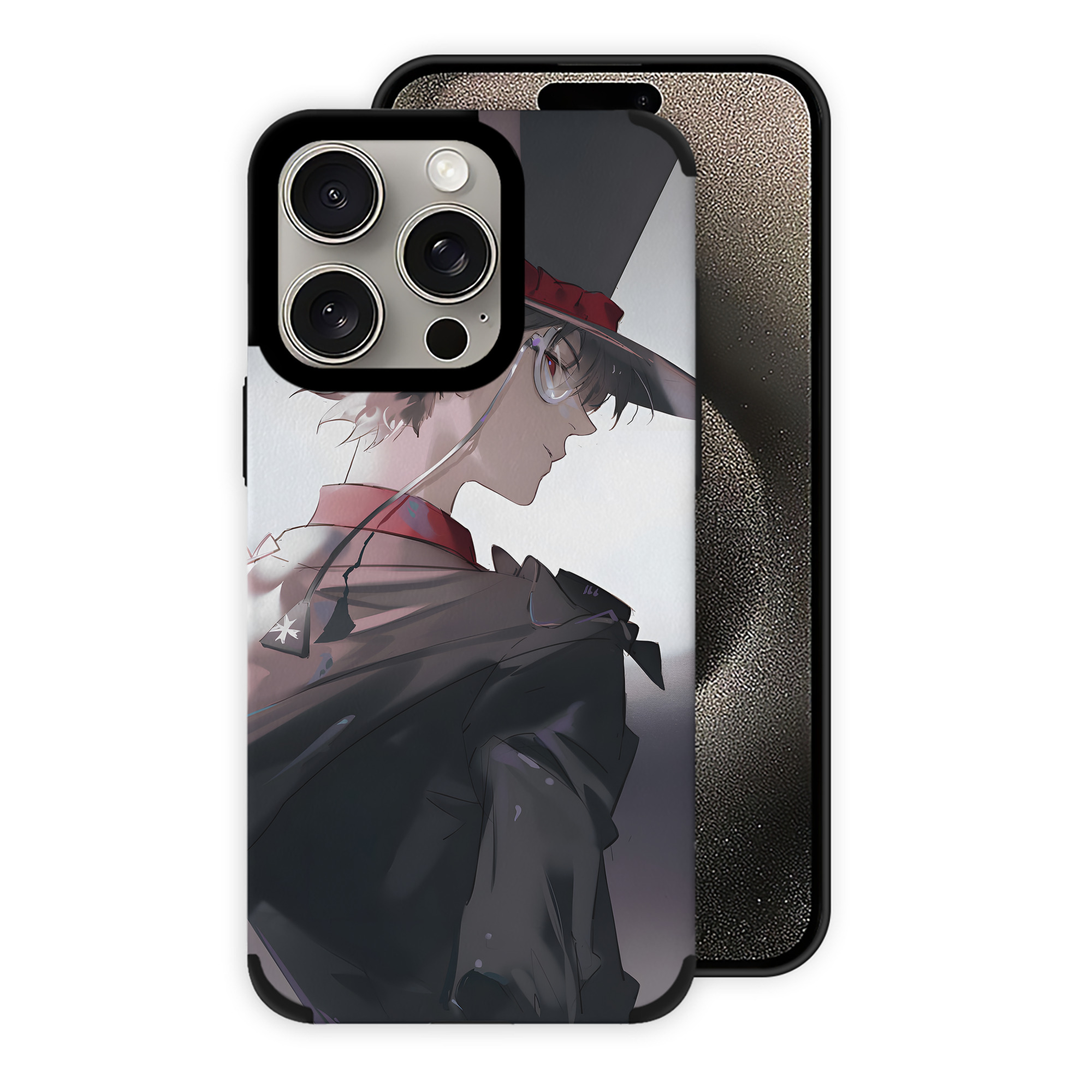 （画像用） 名探偵コナン Detective Conan 【iPhone15ProMax対応】 PUレザー スマホケース 耐衝撃＆黄変防止
