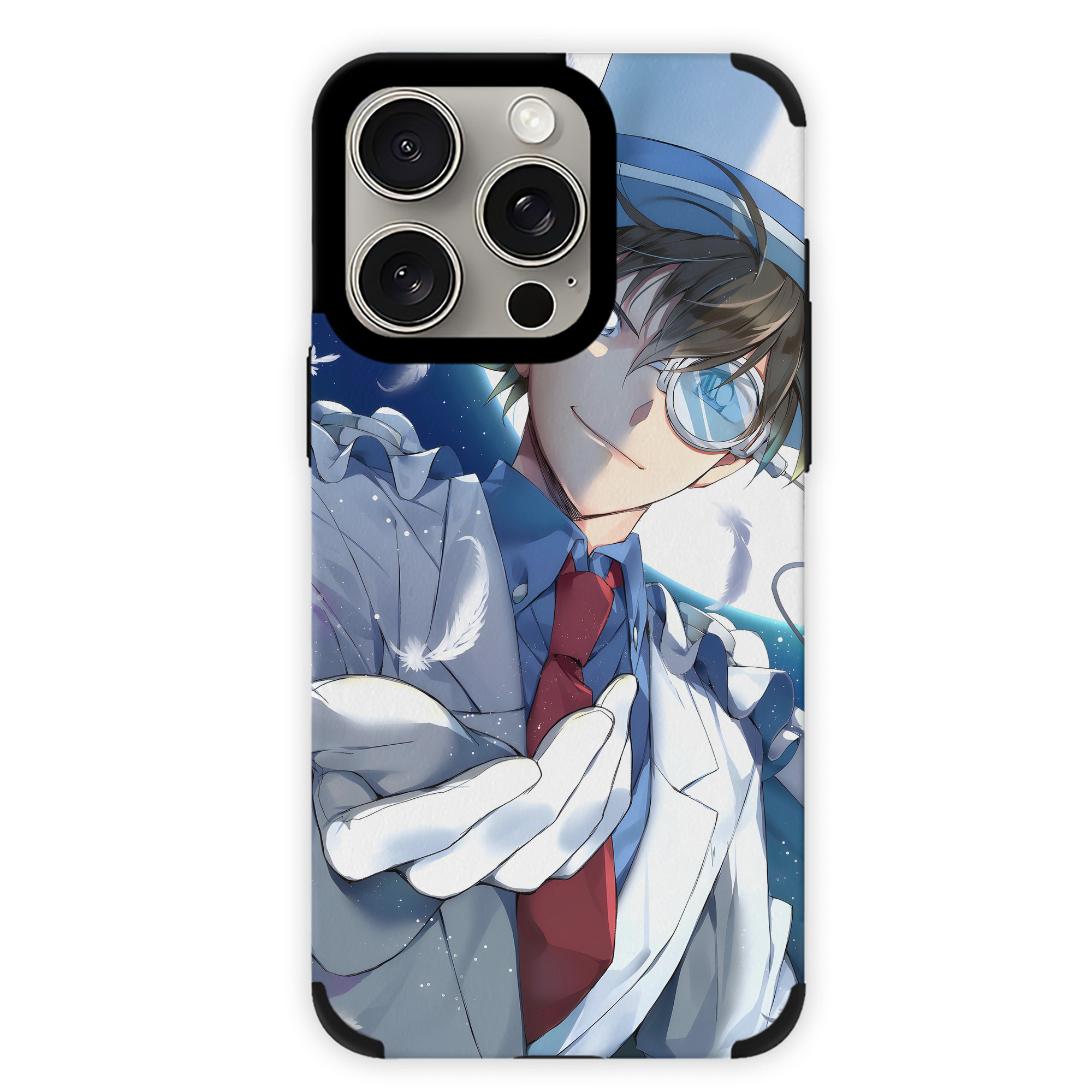 （画像用） 名探偵コナン Detective Conan 【iPhone15ProMax対応】 PUレザー スマホケース 耐衝撃＆黄変防止