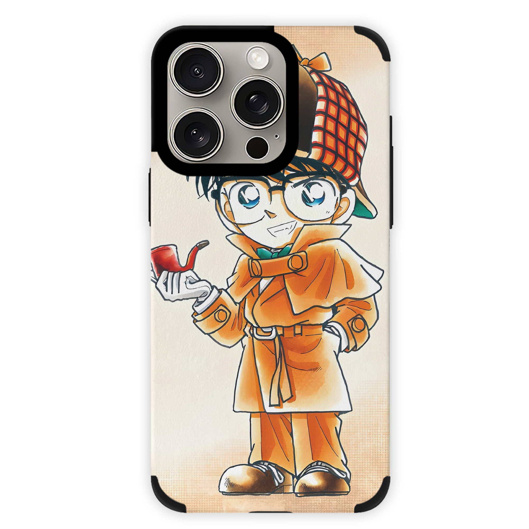 （画像用） 名探偵コナン Detective Conan 【iPhone15ProMax対応】 PUレザー スマホケース 耐衝撃＆黄変防止