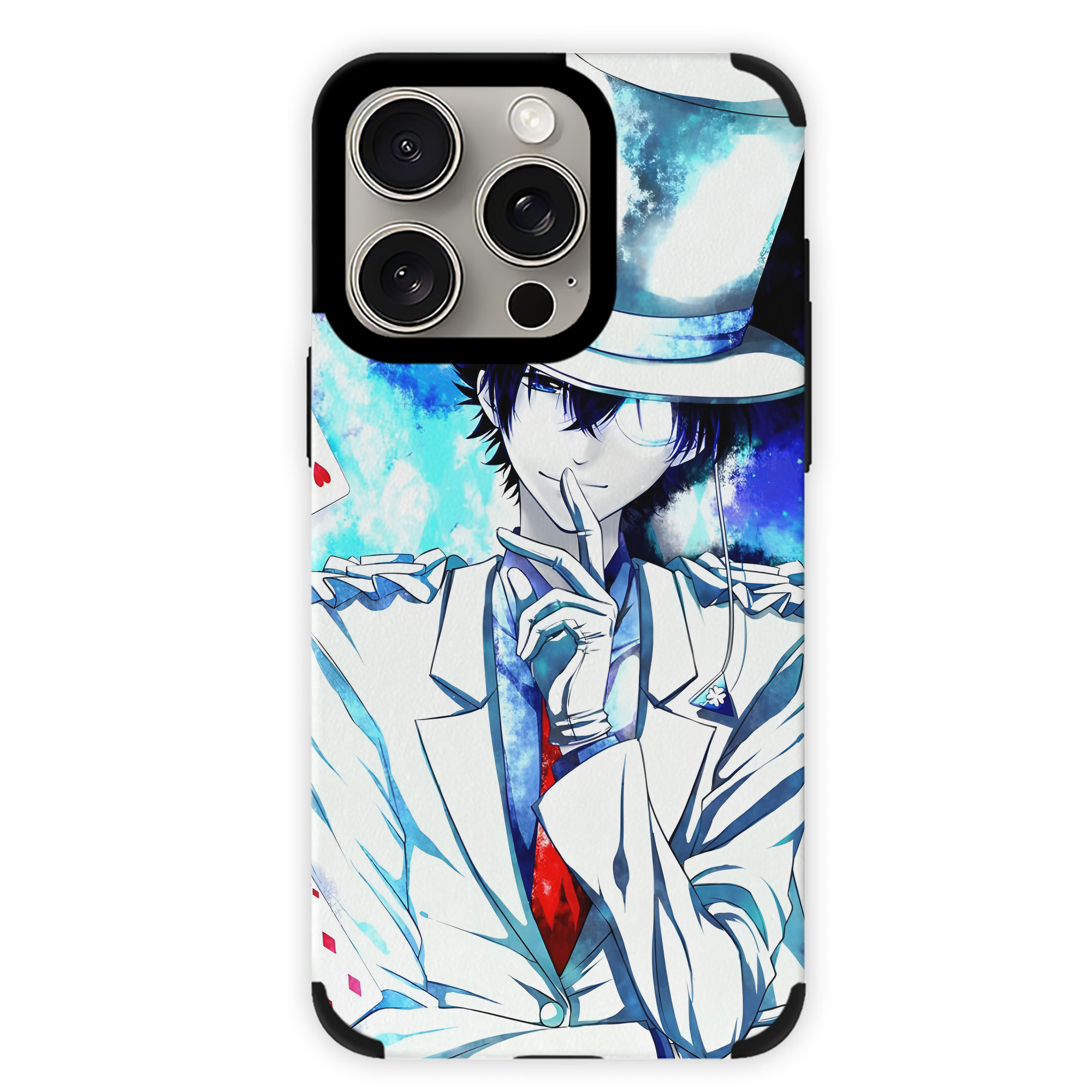 （画像用） 名探偵コナン Detective Conan 【iPhone15ProMax対応】 PUレザー スマホケース 耐衝撃＆黄変防止