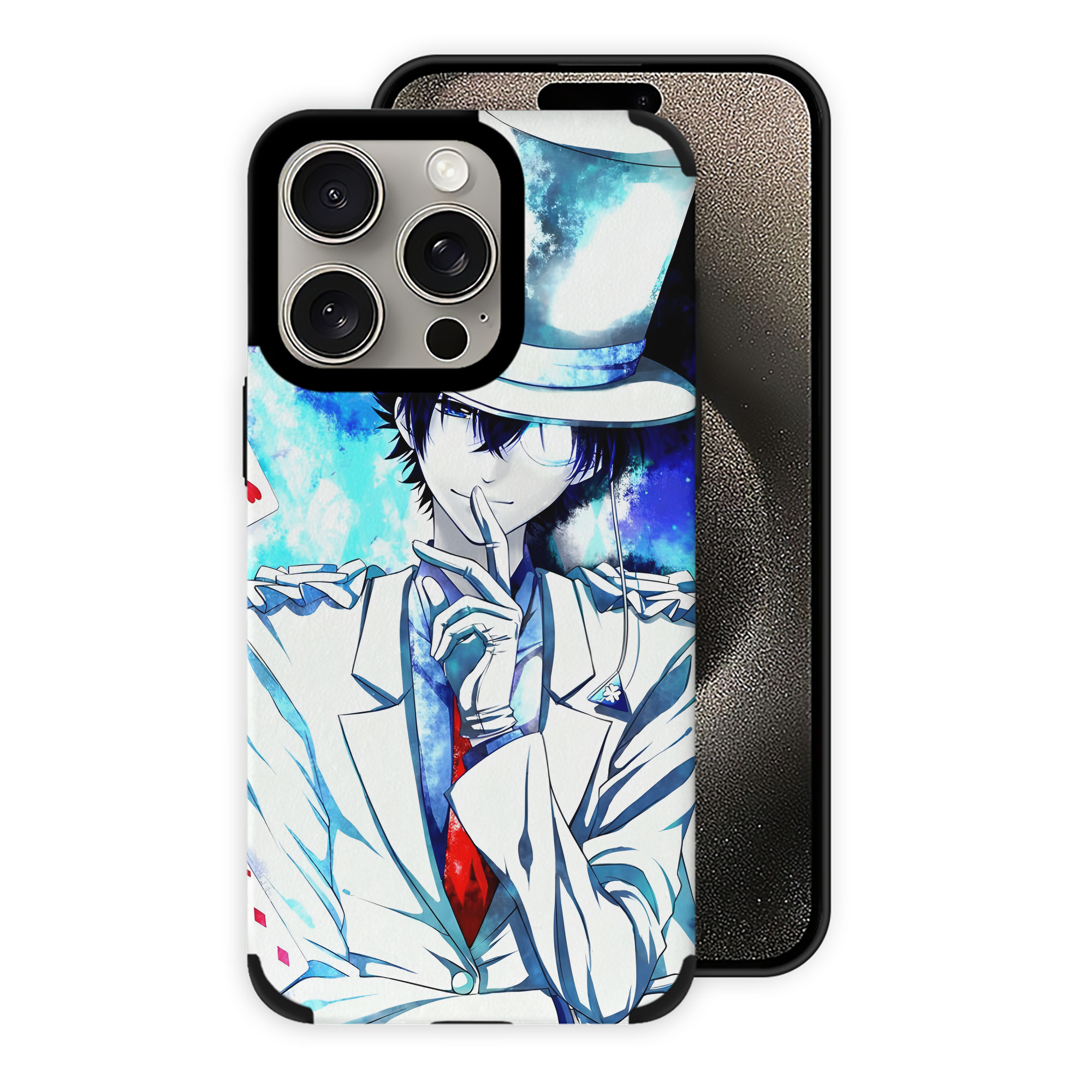 （画像用） 名探偵コナン Detective Conan 【iPhone15ProMax対応】 PUレザー スマホケース 耐衝撃＆黄変防止