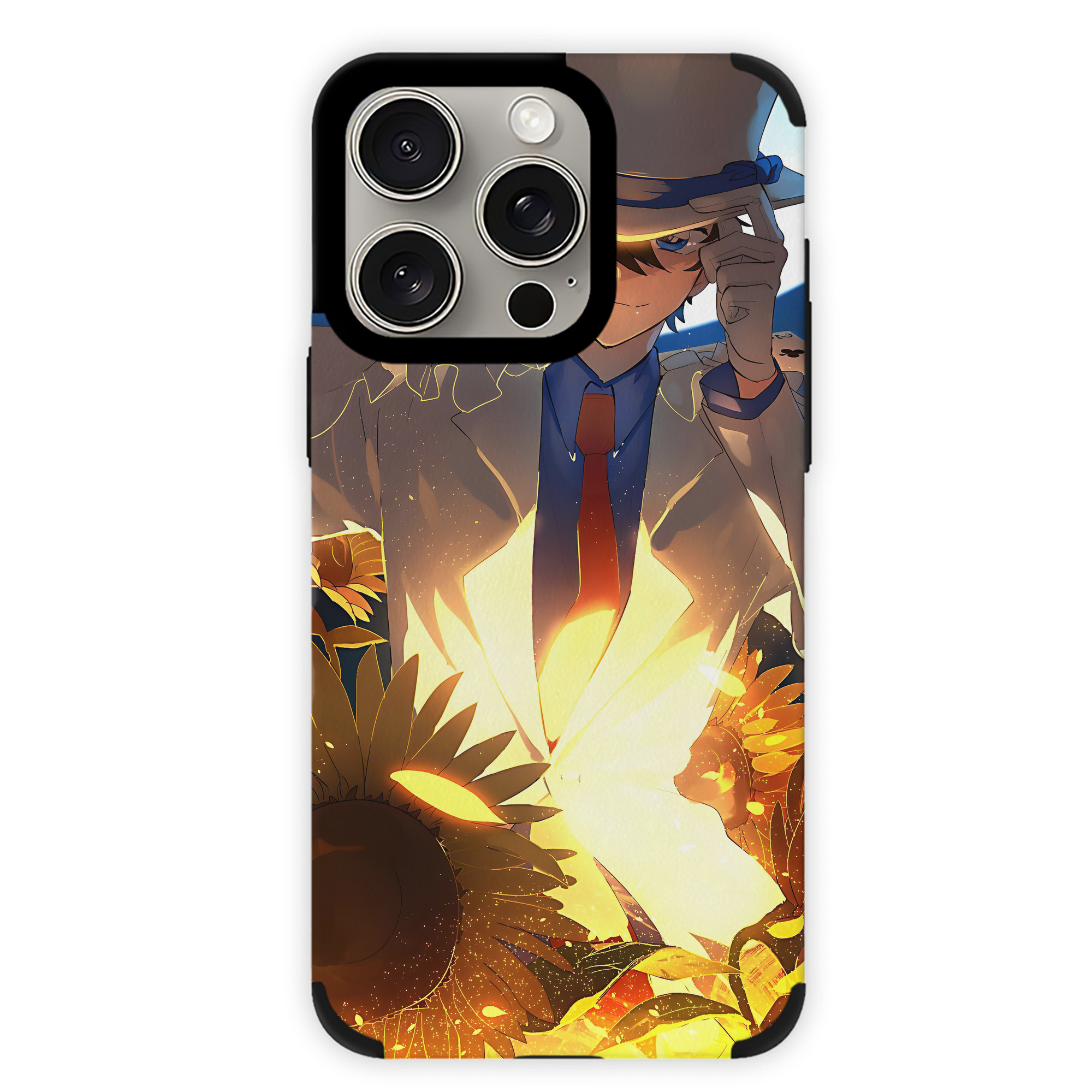 （画像用） 名探偵コナン Detective Conan 【iPhone15ProMax対応】 PUレザー スマホケース 耐衝撃＆黄変防止