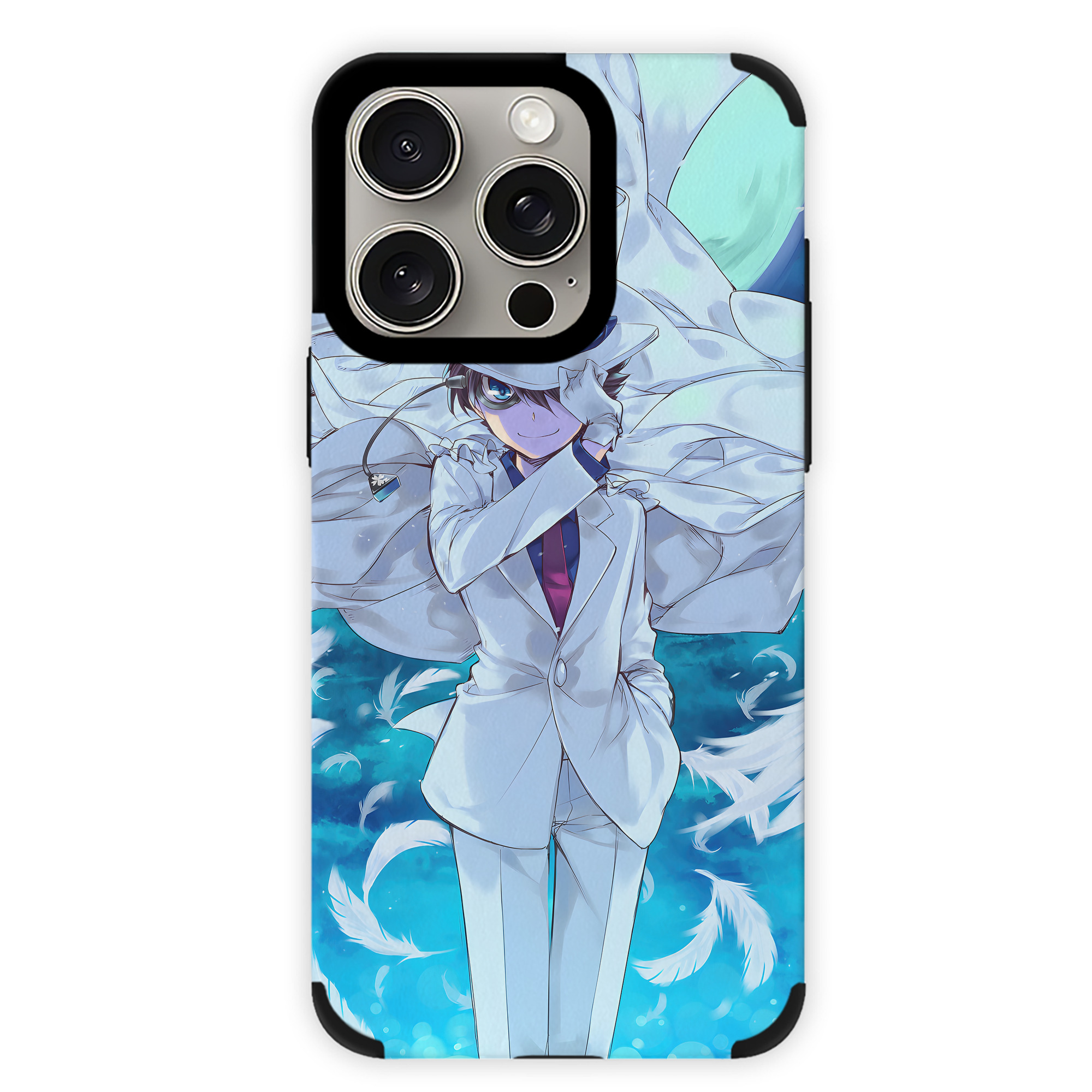 （画像用） 名探偵コナン Detective Conan 【iPhone15ProMax対応】 PUレザー スマホケース 耐衝撃＆黄変防止