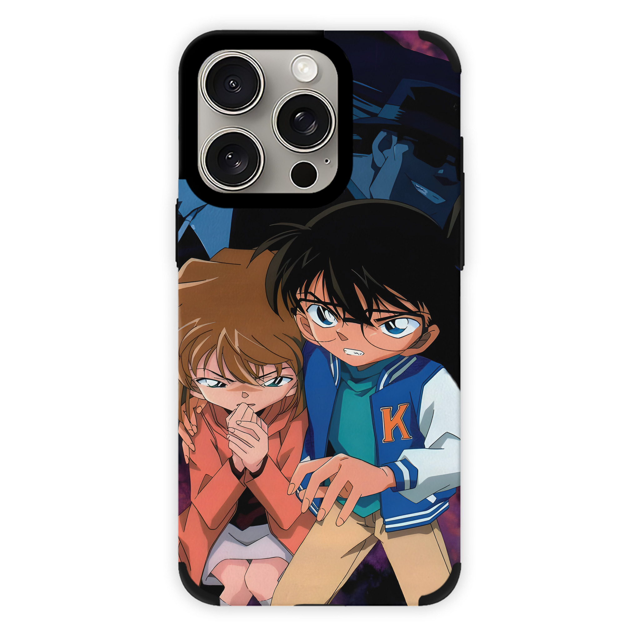 （画像用） 名探偵コナン Detective Conan 【iPhone15ProMax対応】 PUレザー スマホケース 耐衝撃＆黄変防止