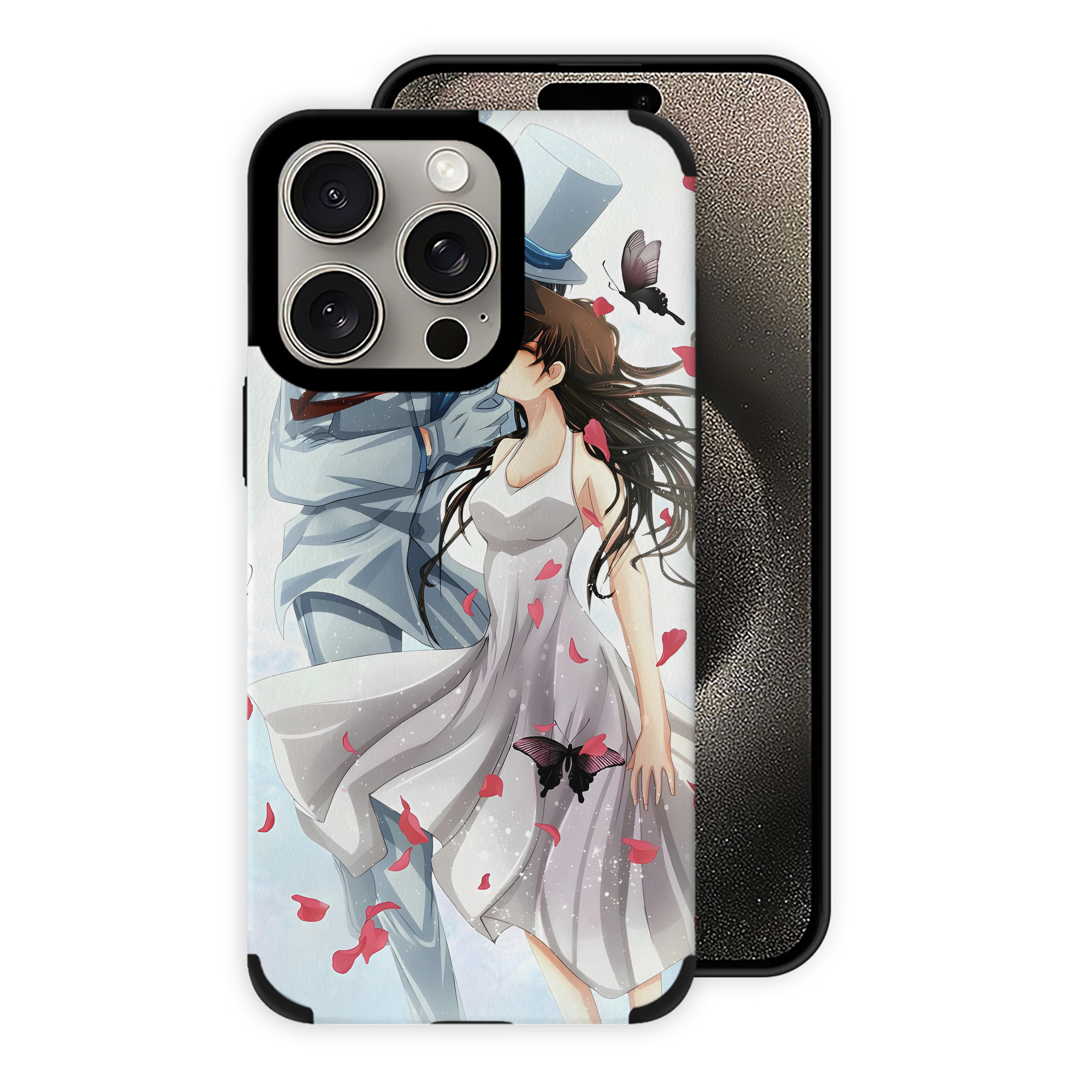 （画像用） 名探偵コナン Detective Conan 【iPhone15ProMax対応】 PUレザー スマホケース 耐衝撃＆黄変防止