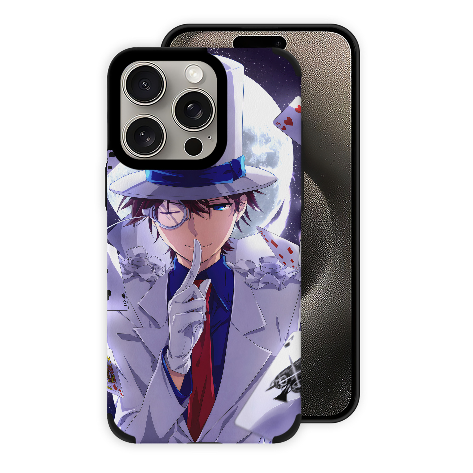 （画像用） 名探偵コナン Detective Conan 【iPhone15ProMax対応】 PUレザー スマホケース 耐衝撃＆黄変防止
