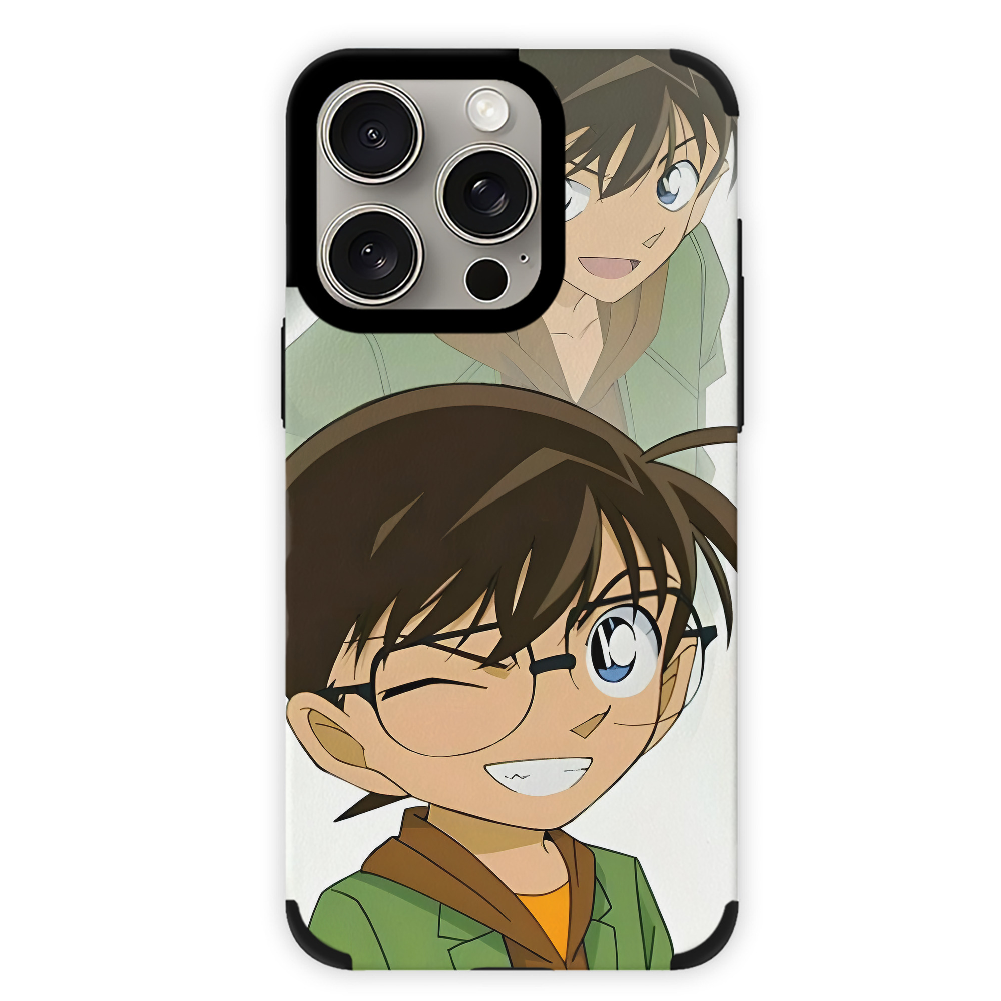 （画像用） 名探偵コナン Detective Conan 【iPhone15ProMax対応】 PUレザー スマホケース 耐衝撃＆黄変防止
