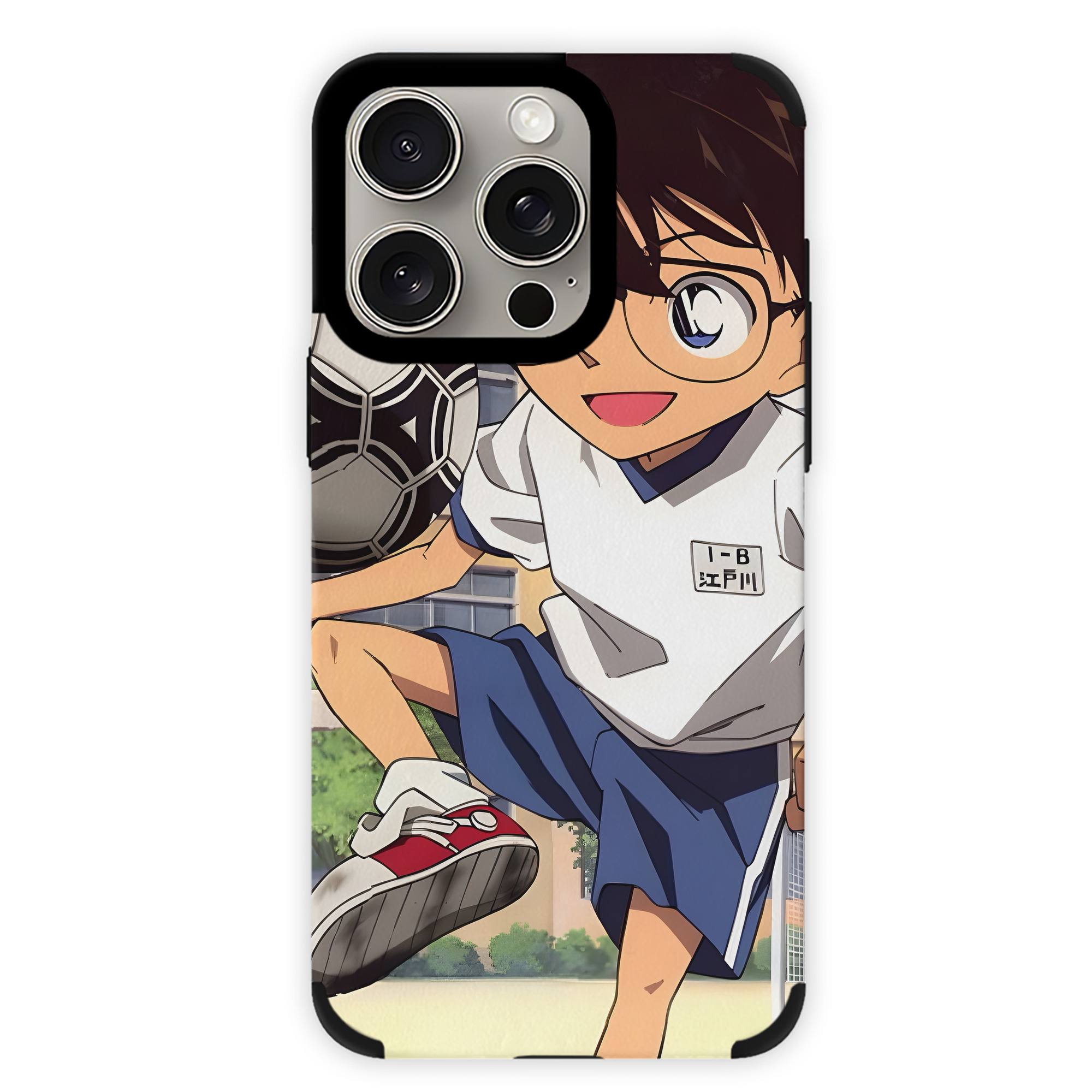 （画像用） 名探偵コナン Detective Conan 【iPhone15ProMax対応】 PUレザー スマホケース 耐衝撃＆黄変防止
