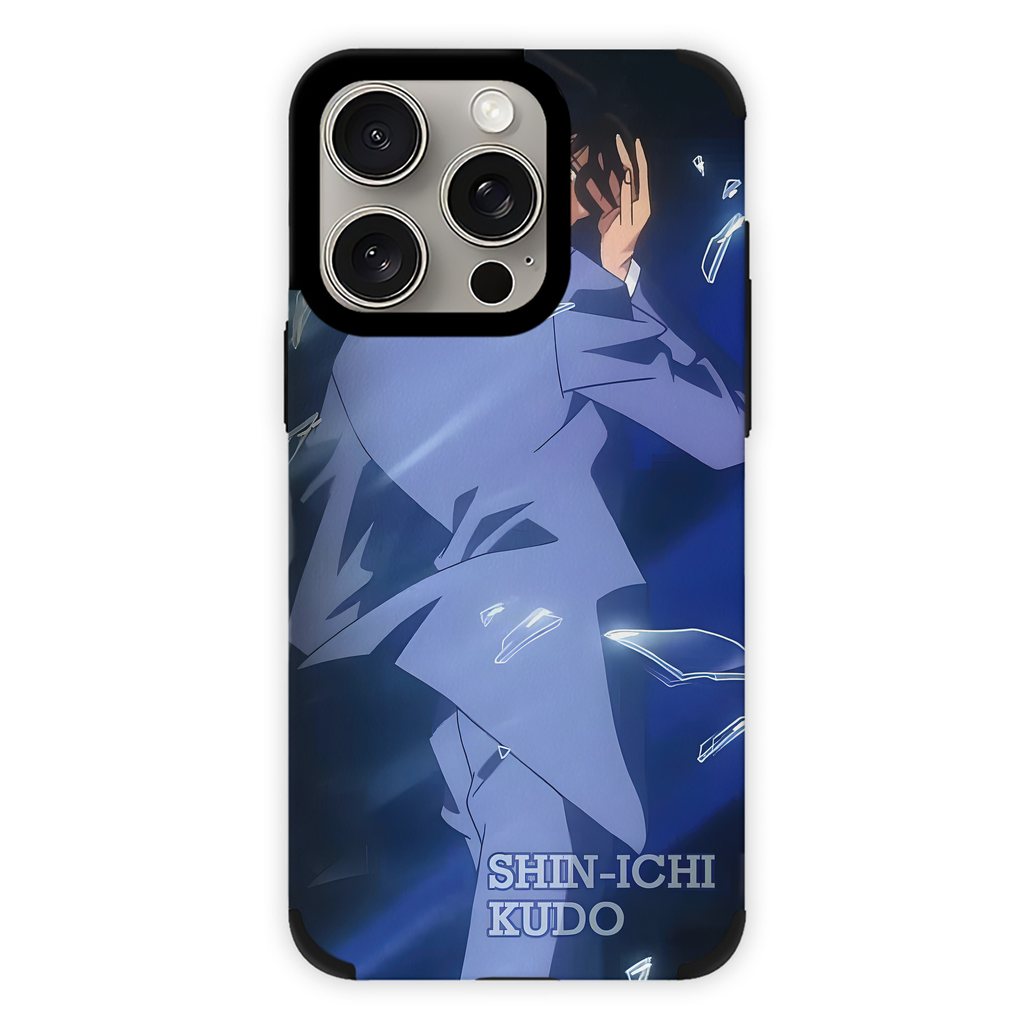 （画像用） 名探偵コナン Detective Conan 【iPhone15ProMax対応】 PUレザー スマホケース 耐衝撃＆黄変防止