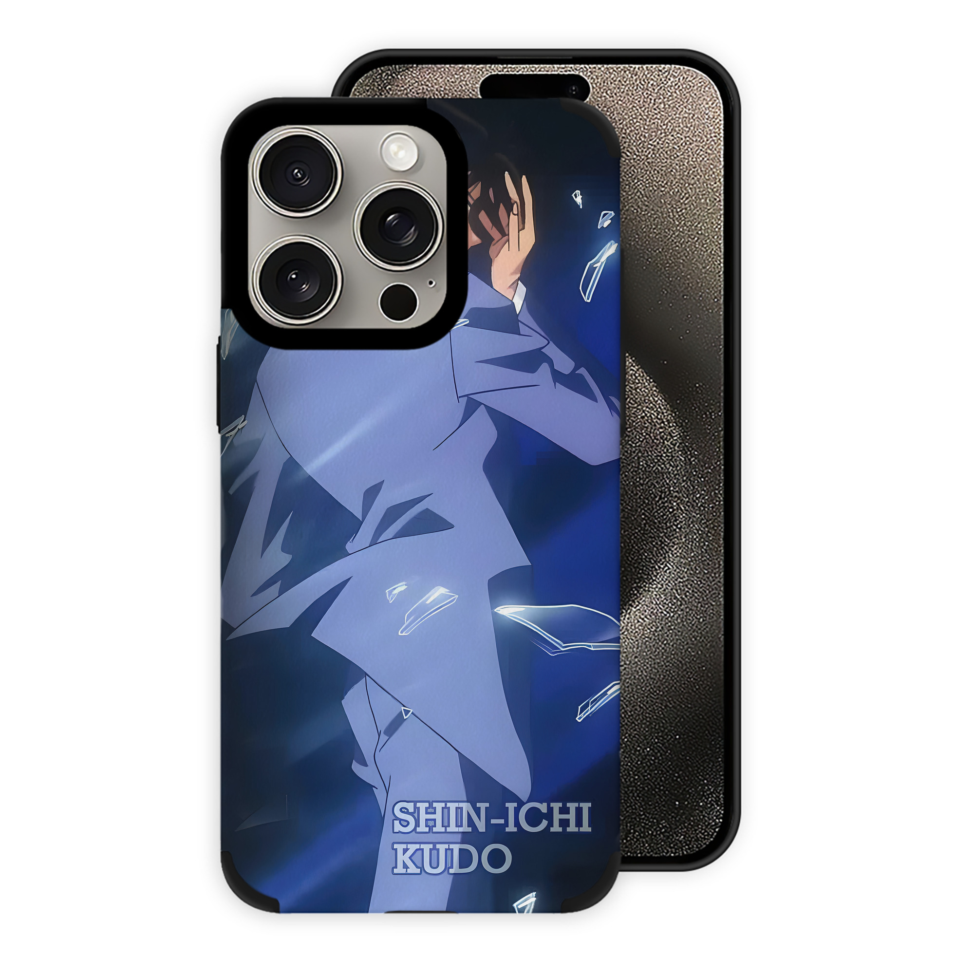 （画像用） 名探偵コナン Detective Conan 【iPhone15ProMax対応】 PUレザー スマホケース 耐衝撃＆黄変防止
