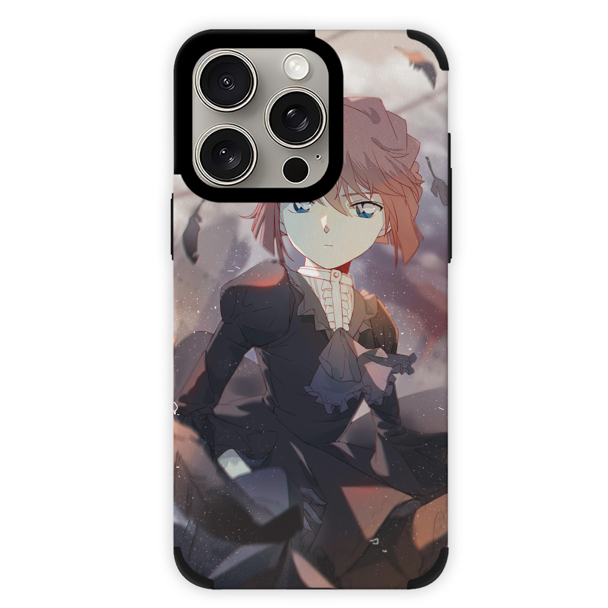 （画像用） 名探偵コナン Detective Conan 【iPhone15ProMax対応】 PUレザー スマホケース 耐衝撃＆黄変防止