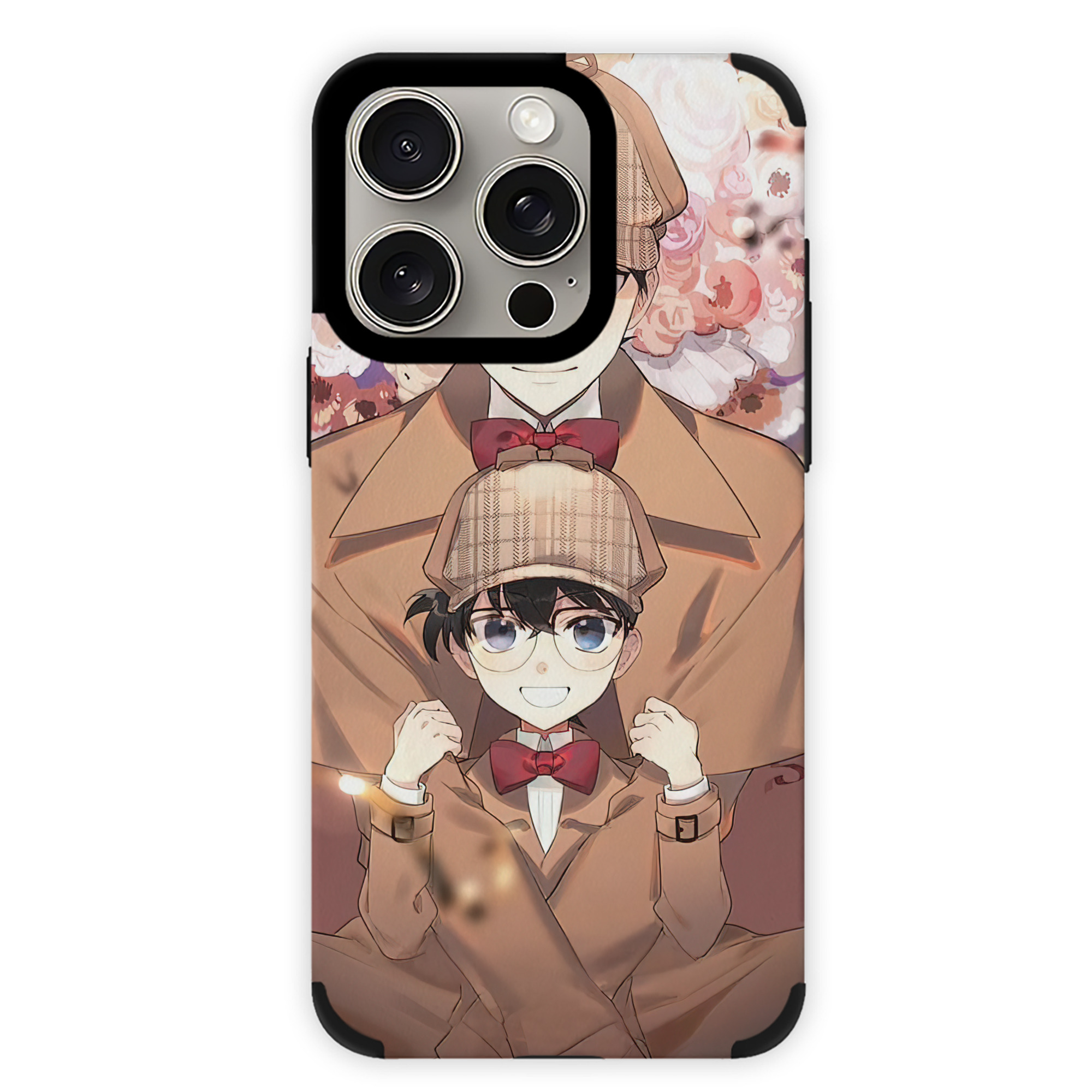 （画像用） 名探偵コナン Detective Conan 【iPhone15ProMax対応】 PUレザー スマホケース 耐衝撃＆黄変防止
