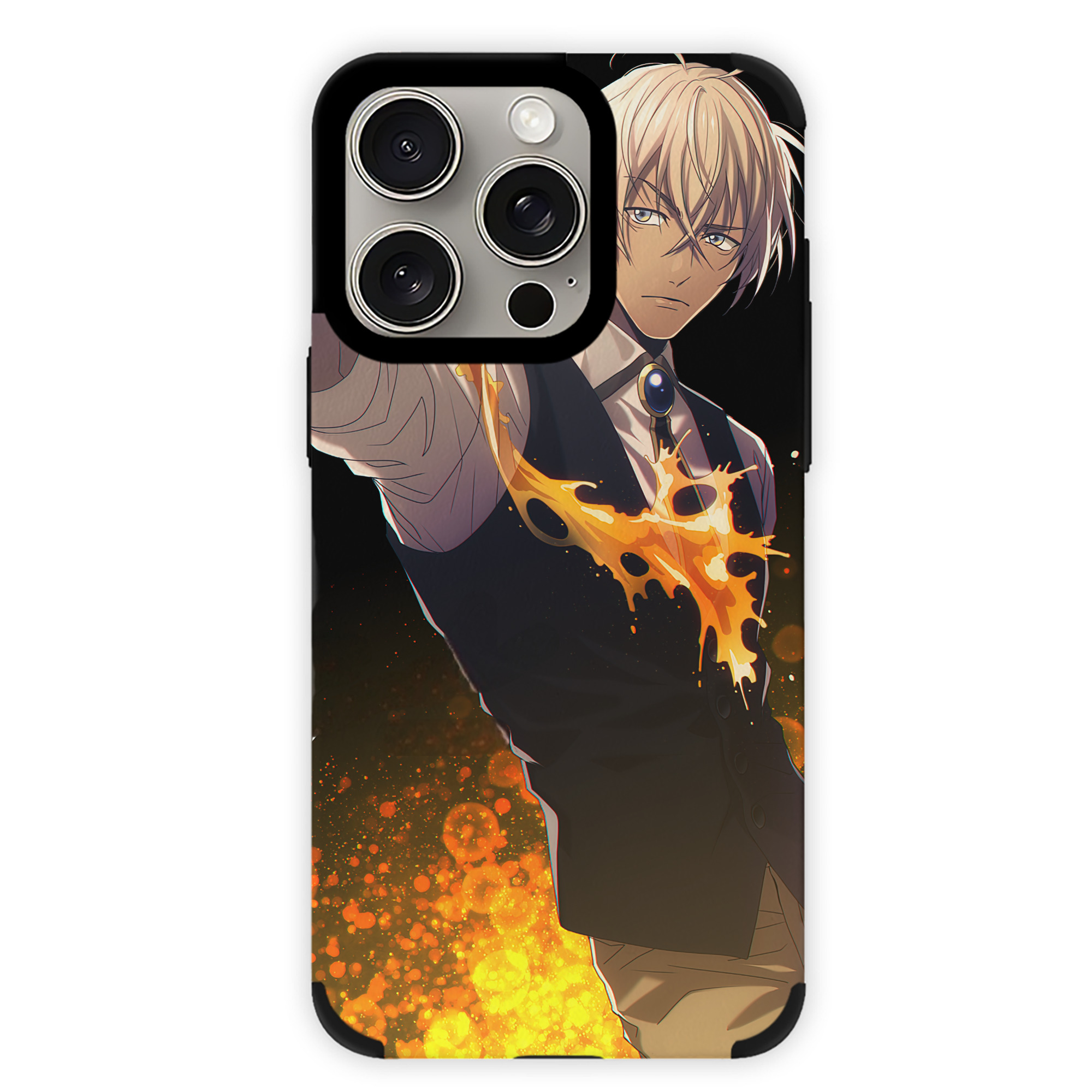 （画像用） 名探偵コナン Detective Conan 【iPhone15ProMax対応】 PUレザー スマホケース 耐衝撃＆黄変防止