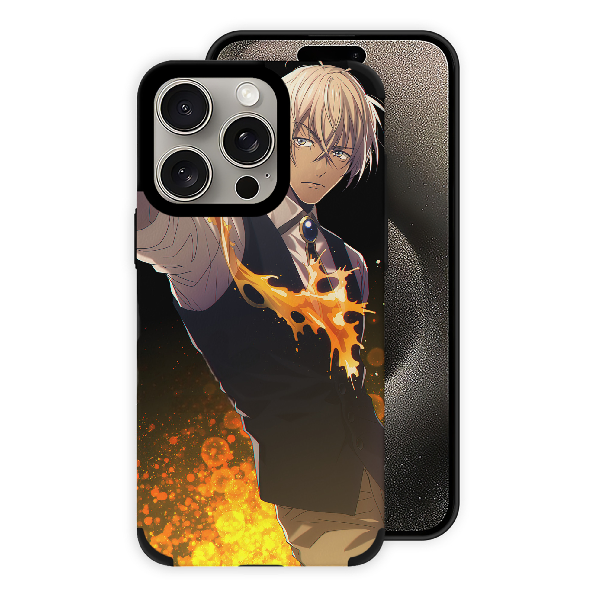 （画像用） 名探偵コナン Detective Conan 【iPhone15ProMax対応】 PUレザー スマホケース 耐衝撃＆黄変防止