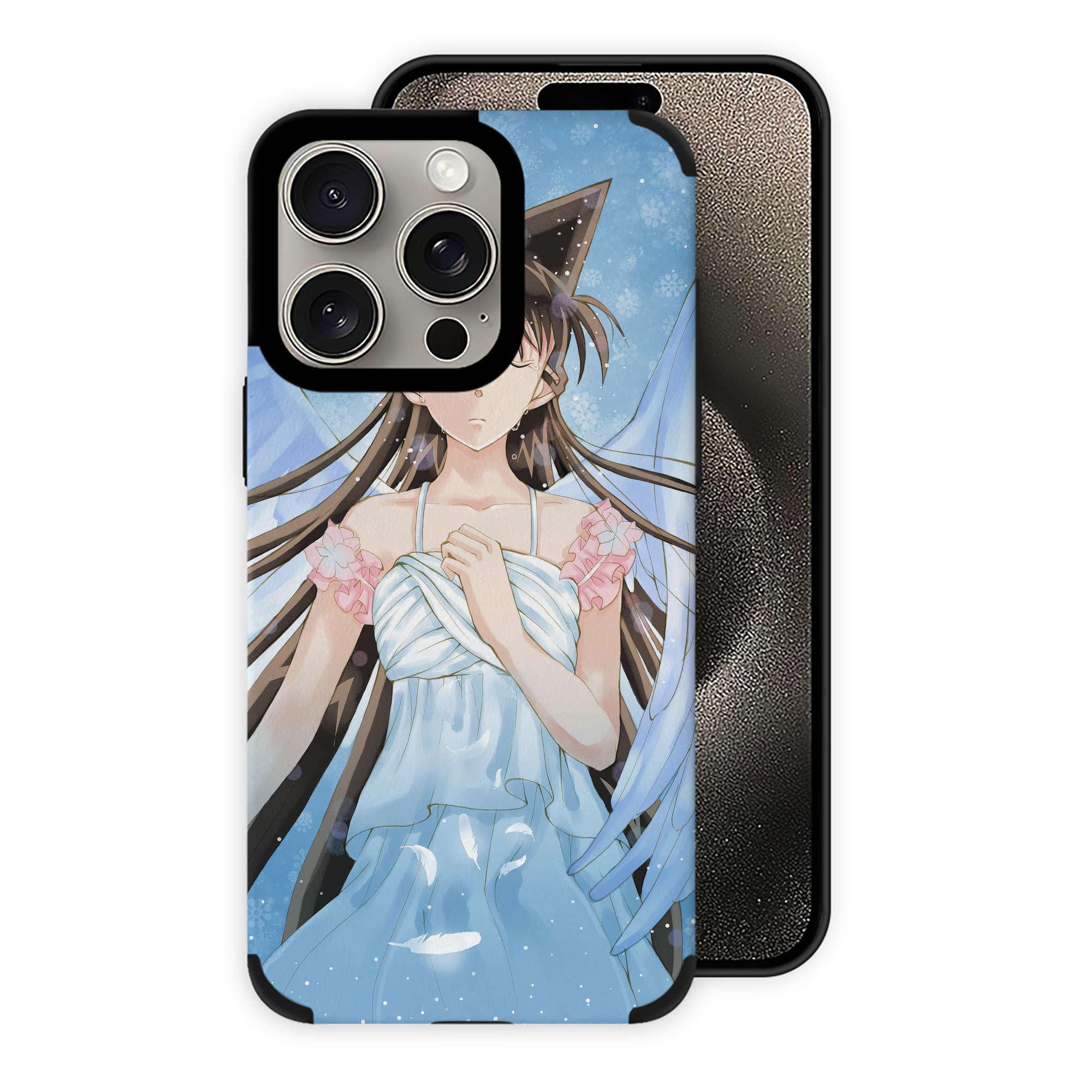 （画像用） 名探偵コナン Detective Conan 【iPhone15ProMax対応】 PUレザー スマホケース 耐衝撃＆黄変防止