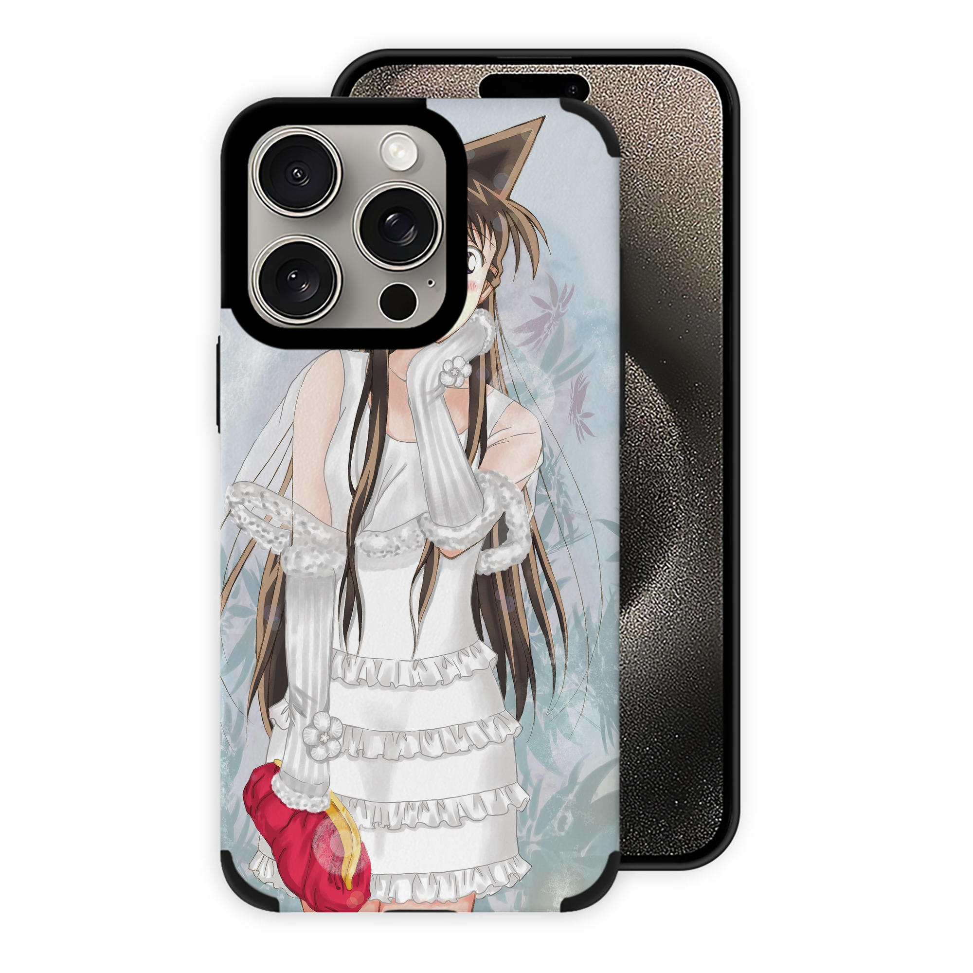 （画像用） 名探偵コナン Detective Conan 【iPhone15ProMax対応】 PUレザー スマホケース 耐衝撃＆黄変防止
