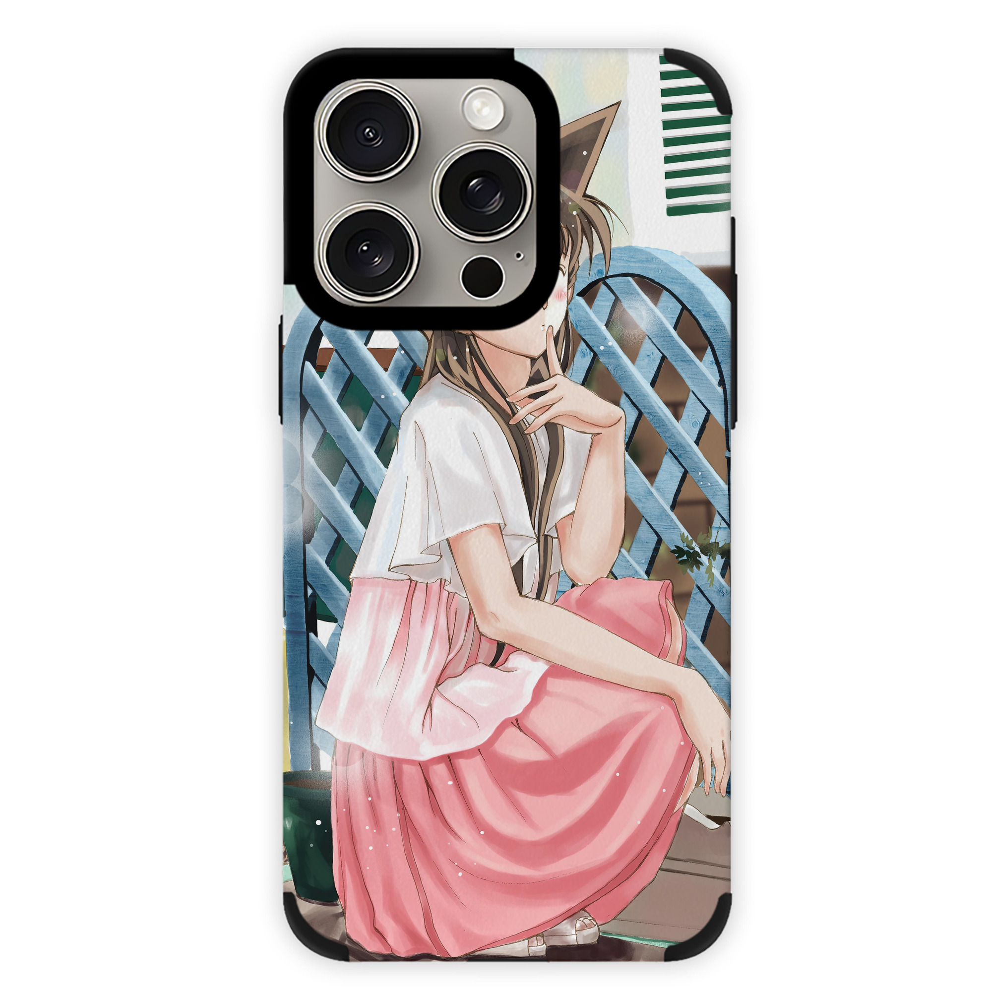 （画像用） 名探偵コナン Detective Conan 【iPhone15ProMax対応】 PUレザー スマホケース 耐衝撃＆黄変防止