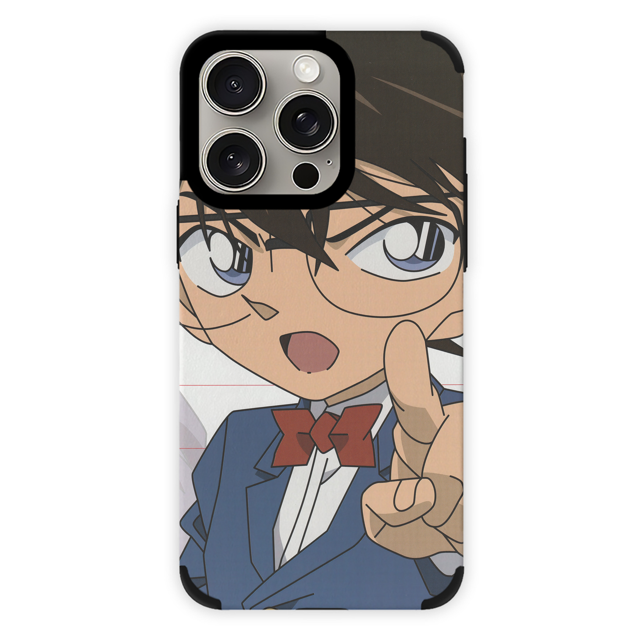 （画像用） 名探偵コナン Detective Conan 【iPhone15ProMax対応】 PUレザー スマホケース 耐衝撃＆黄変防止