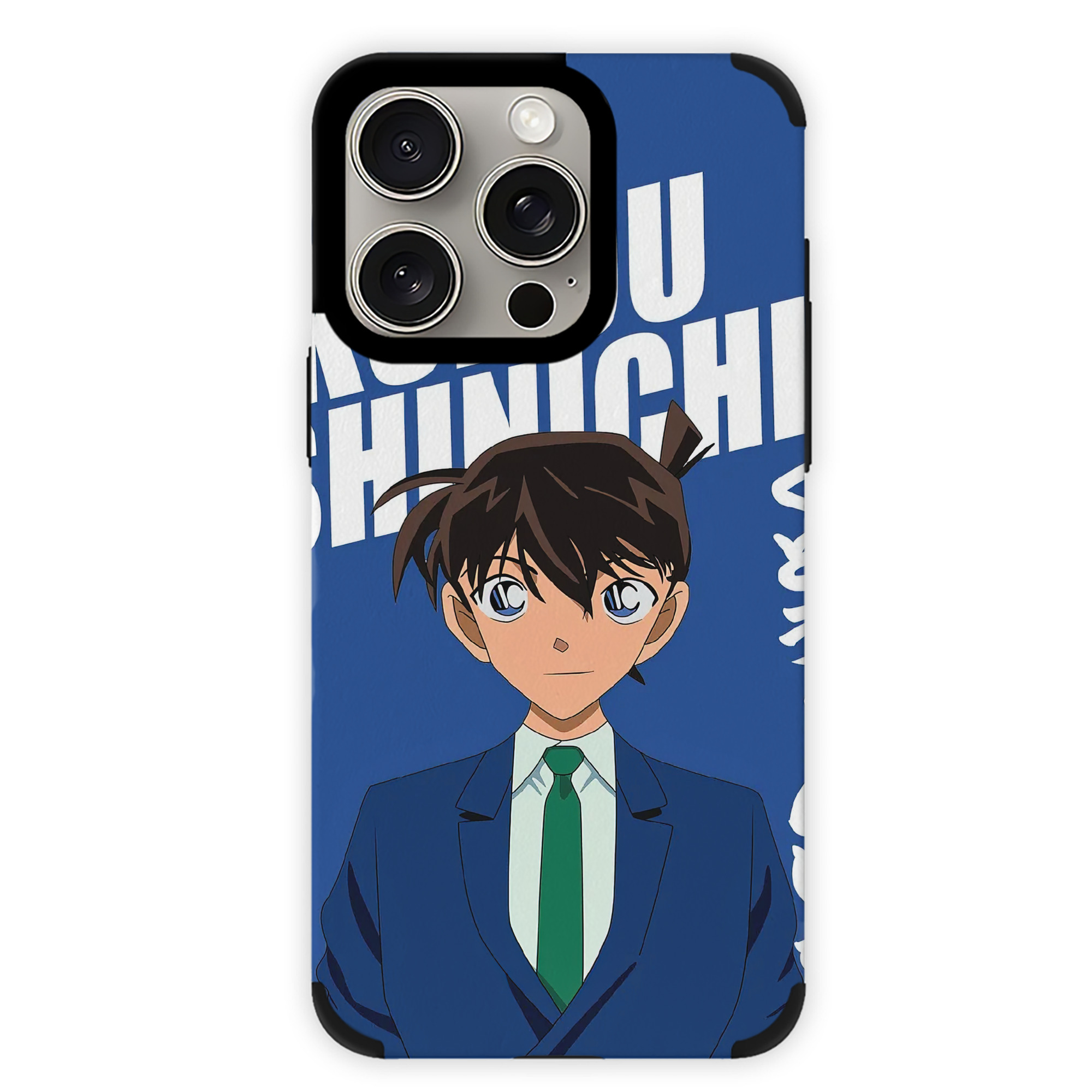 （画像用） 名探偵コナン Detective Conan 【iPhone15ProMax対応】 PUレザー スマホケース 耐衝撃＆黄変防止