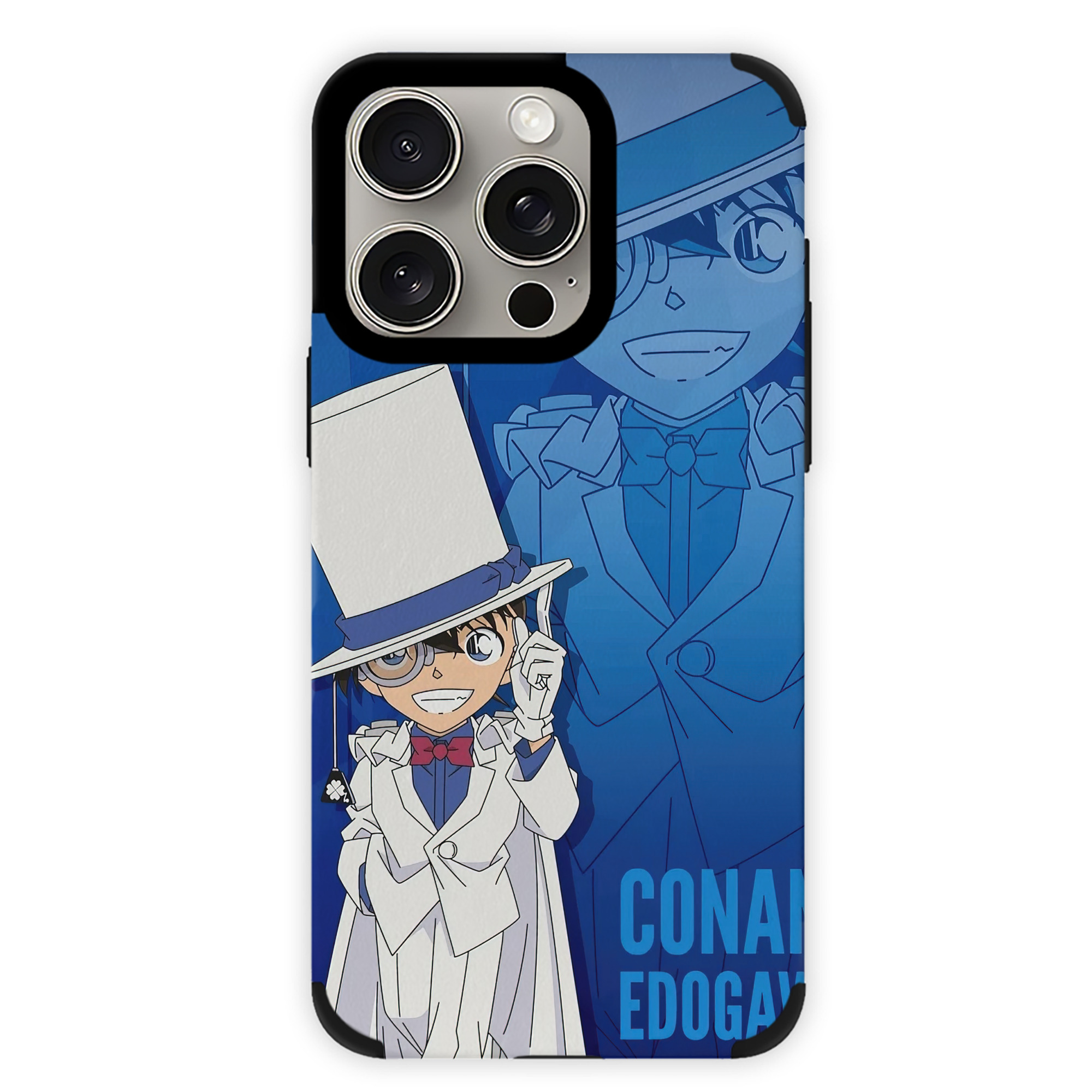 （画像用） 名探偵コナン Detective Conan 【iPhone15ProMax対応】 PUレザー スマホケース 耐衝撃＆黄変防止