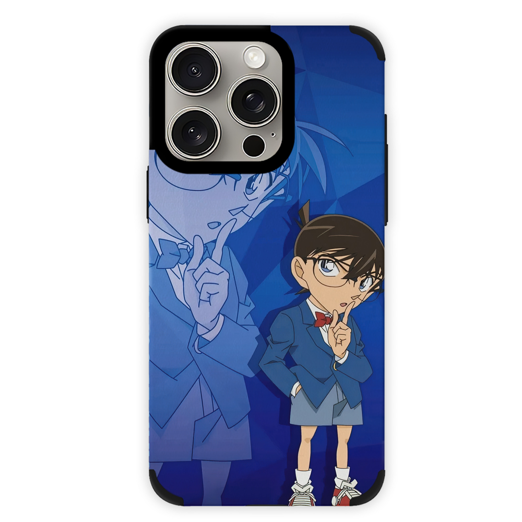 （画像用） 名探偵コナン Detective Conan 【iPhone15ProMax対応】 PUレザー スマホケース 耐衝撃＆黄変防止