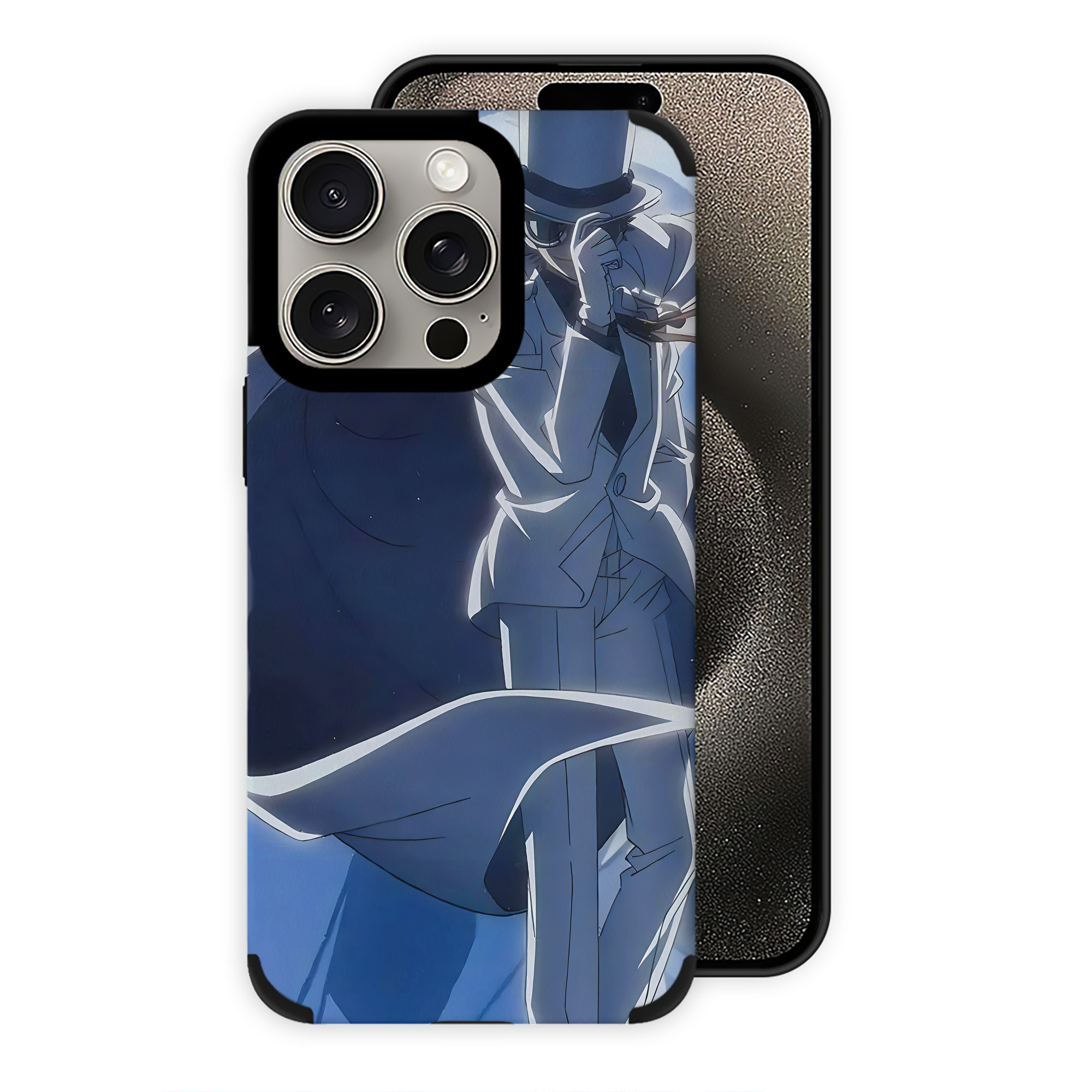 （画像用） 名探偵コナン Detective Conan 【iPhone15ProMax対応】 PUレザー スマホケース 耐衝撃＆黄変防止