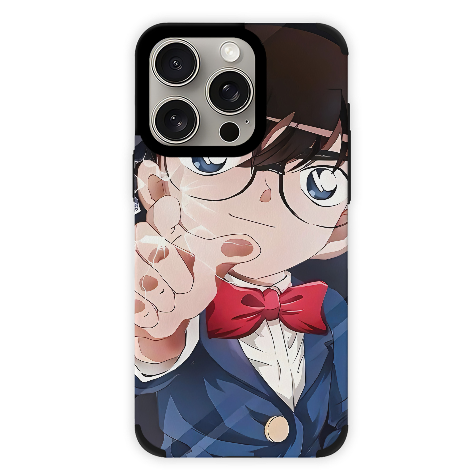 （画像用） 名探偵コナン Detective Conan 【iPhone15ProMax対応】 PUレザー スマホケース 耐衝撃＆黄変防止
