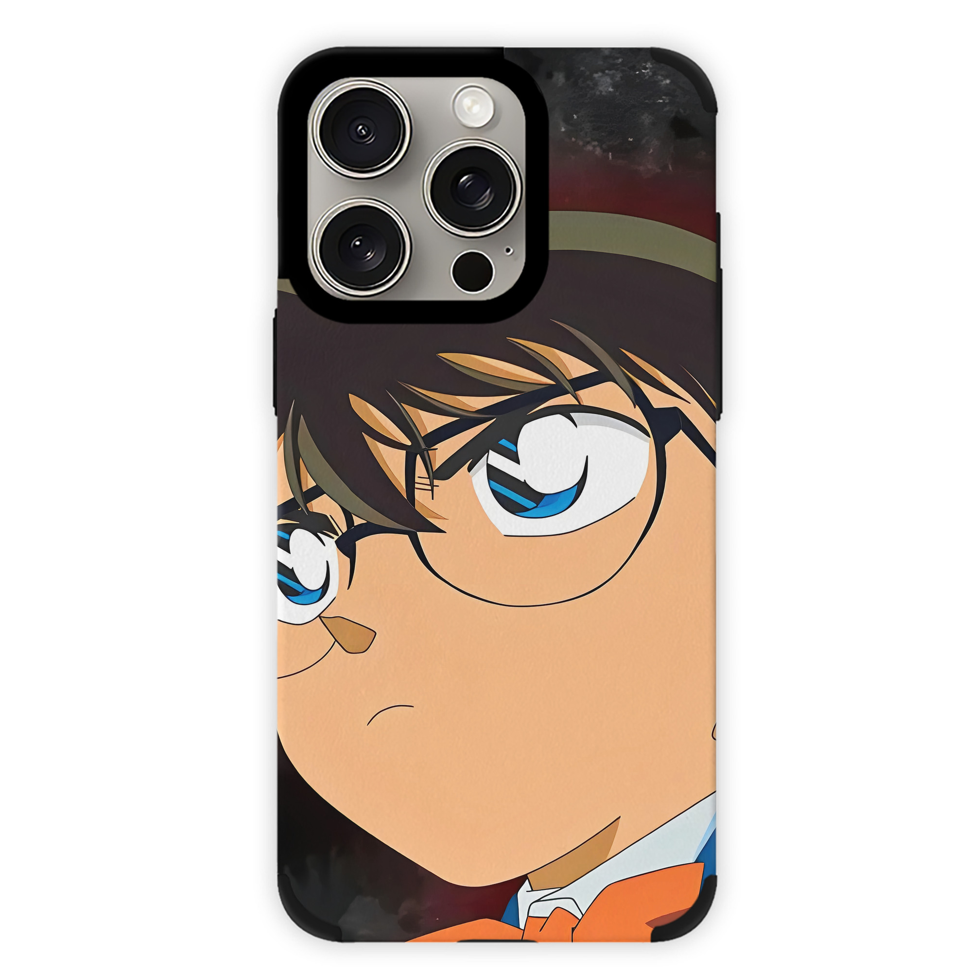（画像用） 名探偵コナン Detective Conan 【iPhone15ProMax対応】 PUレザー スマホケース 耐衝撃＆黄変防止