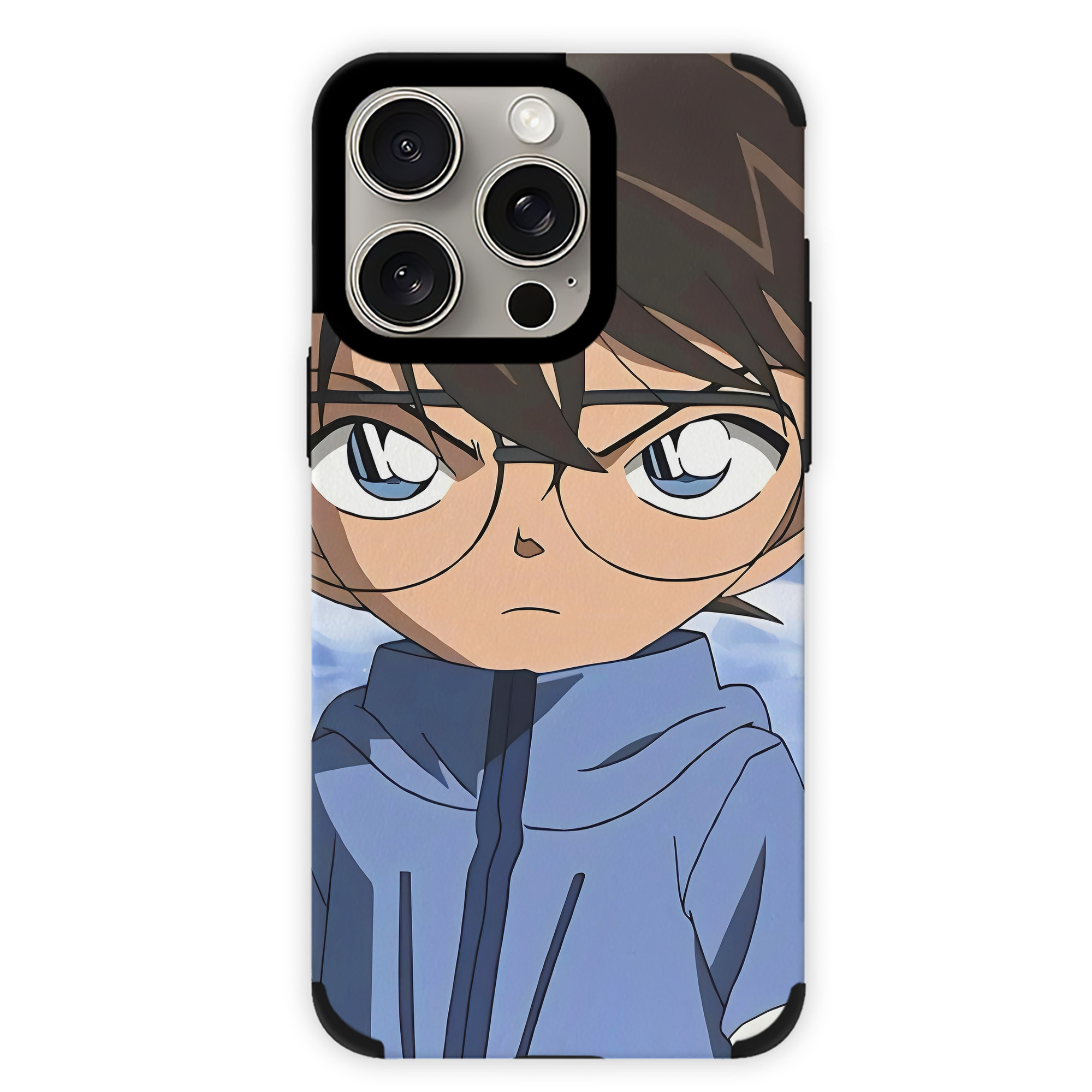（画像用） 名探偵コナン Detective Conan 【iPhone15ProMax対応】 PUレザー スマホケース 耐衝撃＆黄変防止