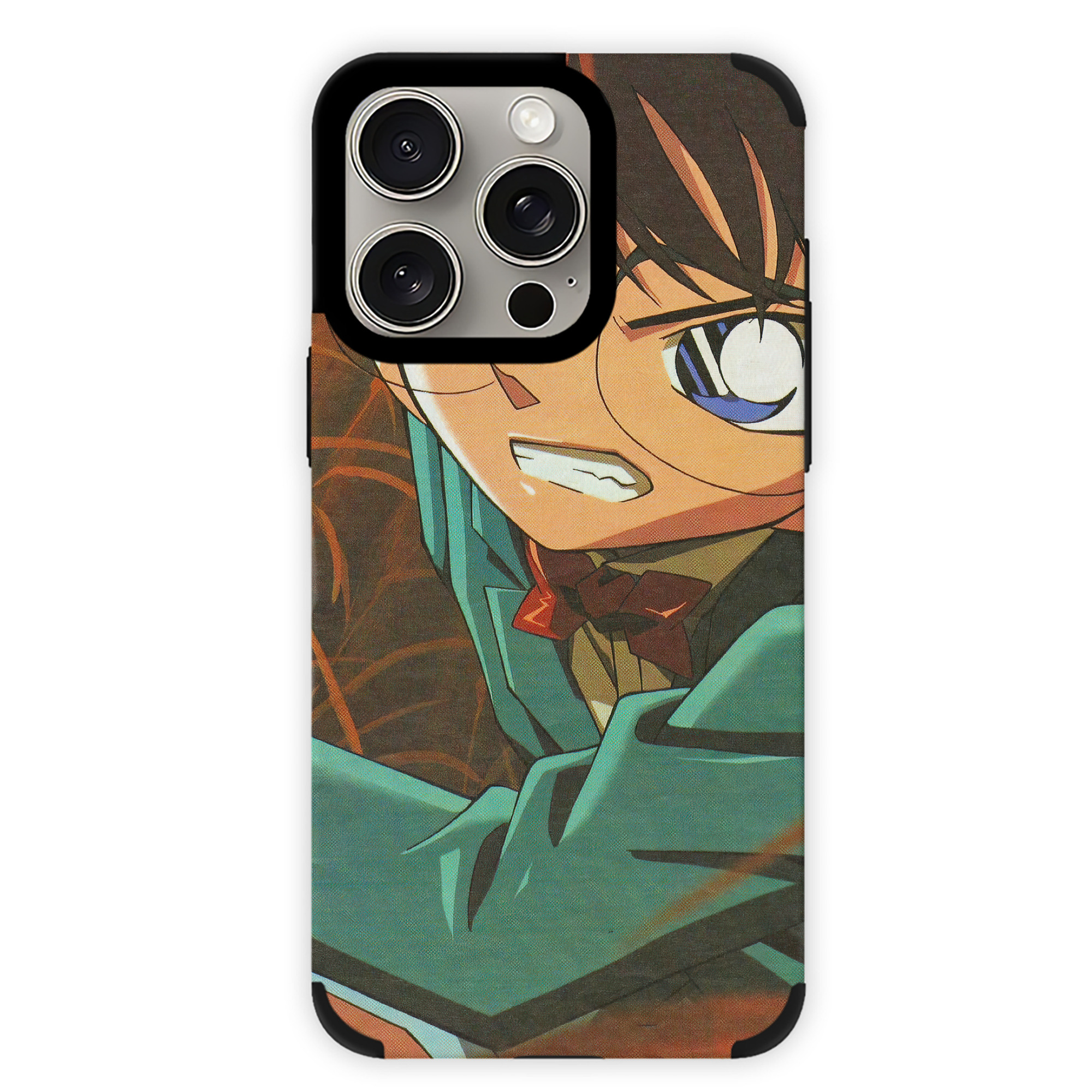 （画像用） 名探偵コナン Detective Conan 【iPhone15ProMax対応】 PUレザー スマホケース 耐衝撃＆黄変防止