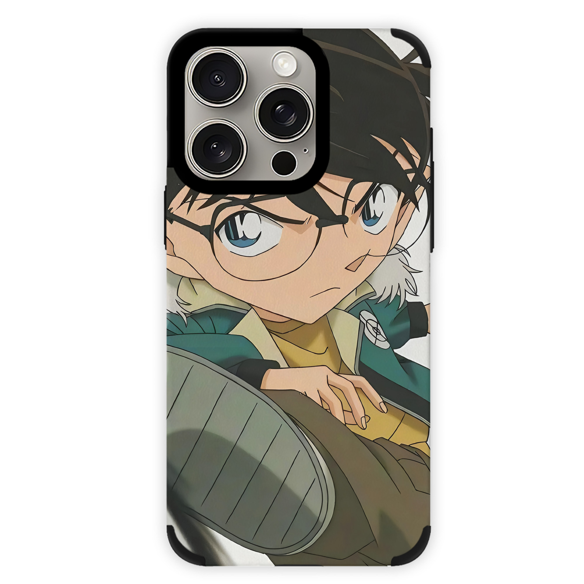 （画像用） 名探偵コナン Detective Conan 【iPhone15ProMax対応】 PUレザー スマホケース 耐衝撃＆黄変防止