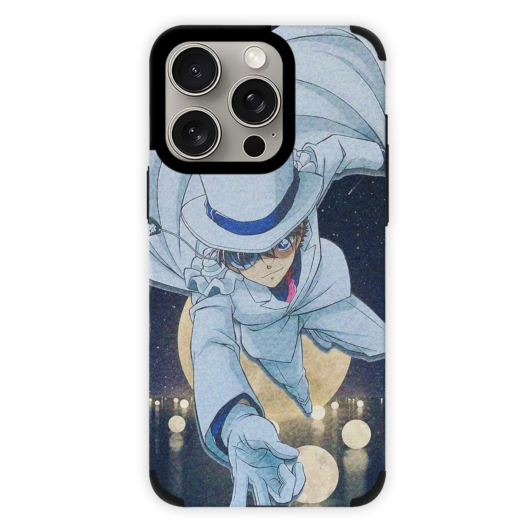 （画像用） 名探偵コナン Detective Conan 【iPhone15ProMax対応】 PUレザー スマホケース 耐衝撃＆黄変防止