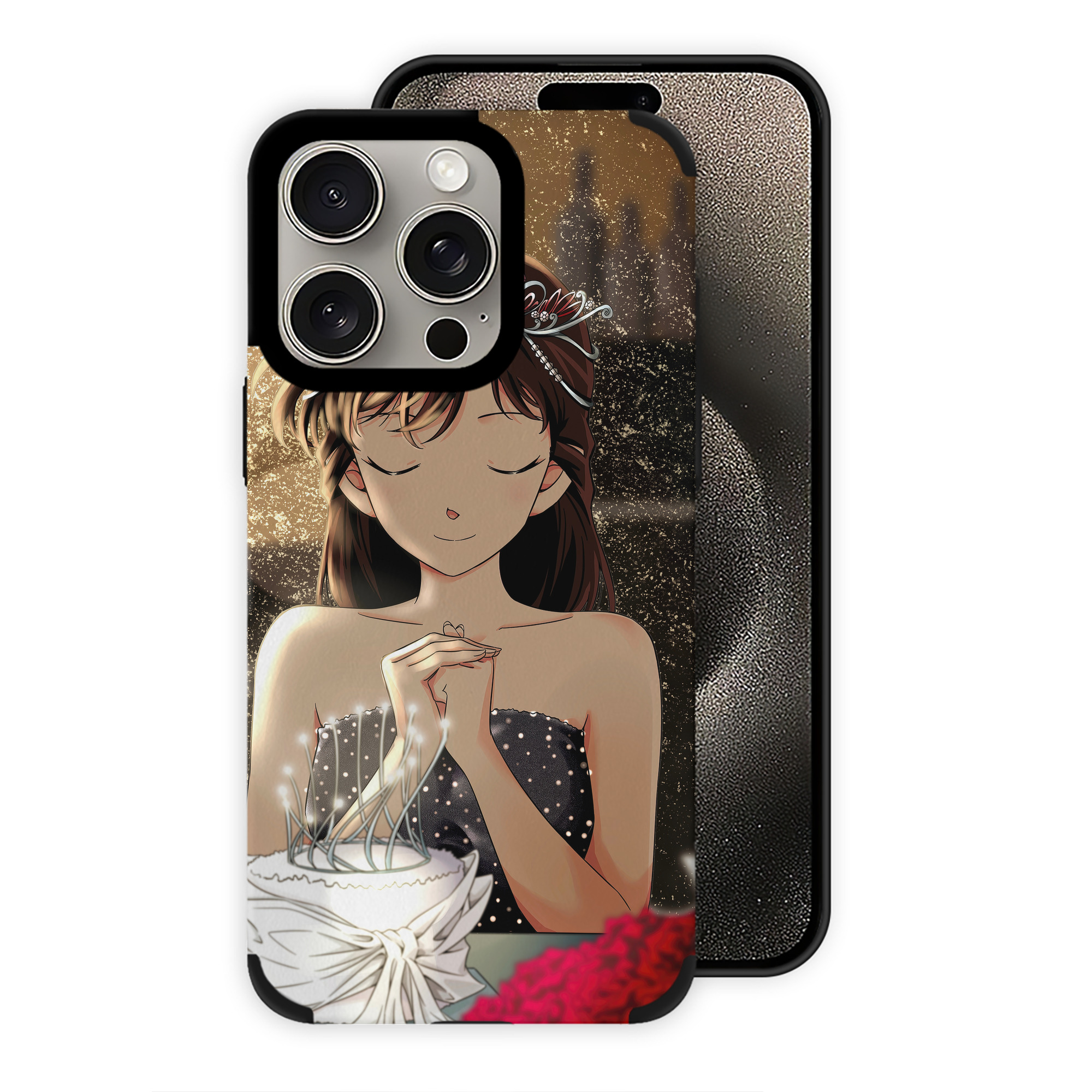 （画像用） 名探偵コナン Detective Conan 【iPhone15ProMax対応】 PUレザー スマホケース 耐衝撃＆黄変防止