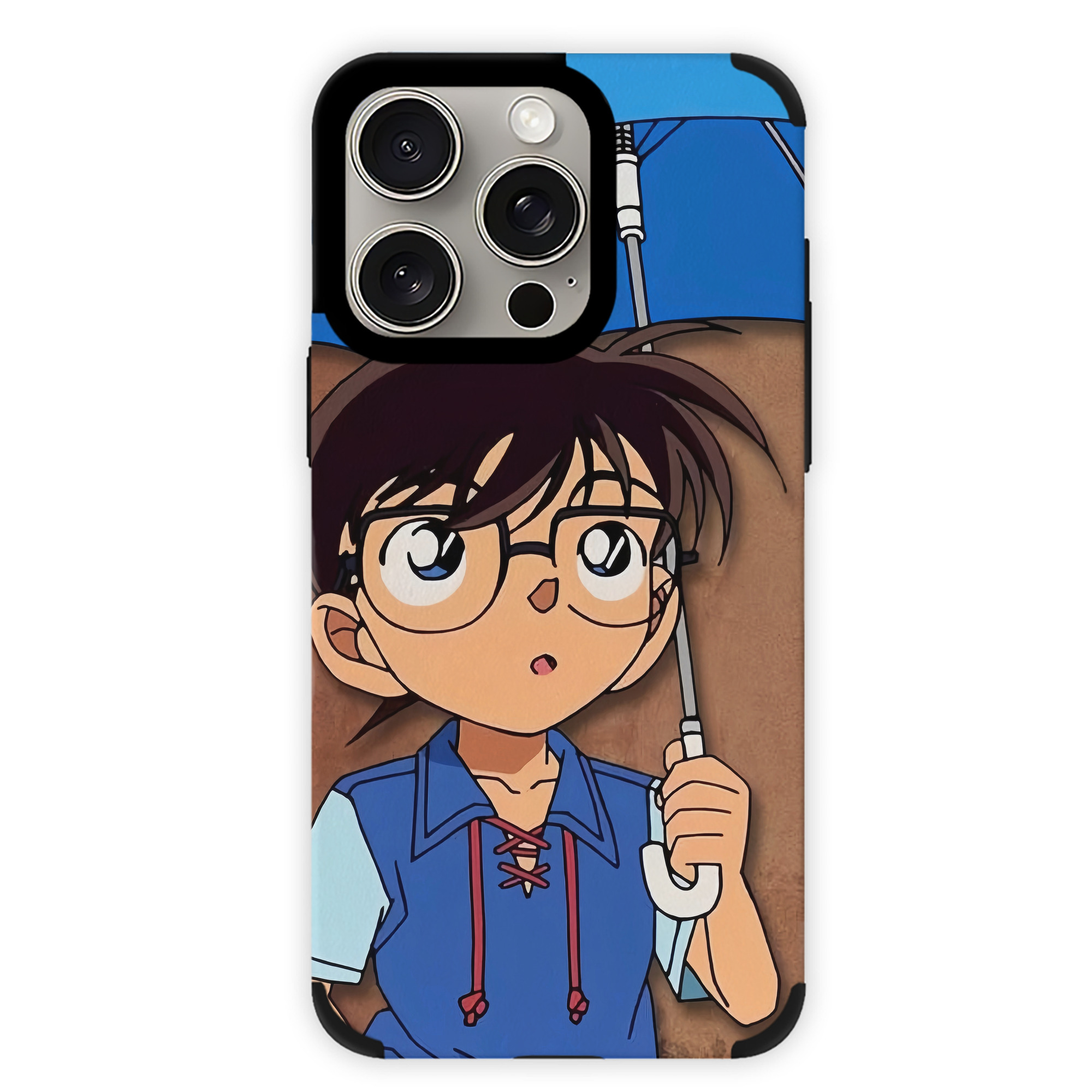 （画像用） 名探偵コナン Detective Conan 【iPhone15ProMax対応】 PUレザー スマホケース 耐衝撃＆黄変防止