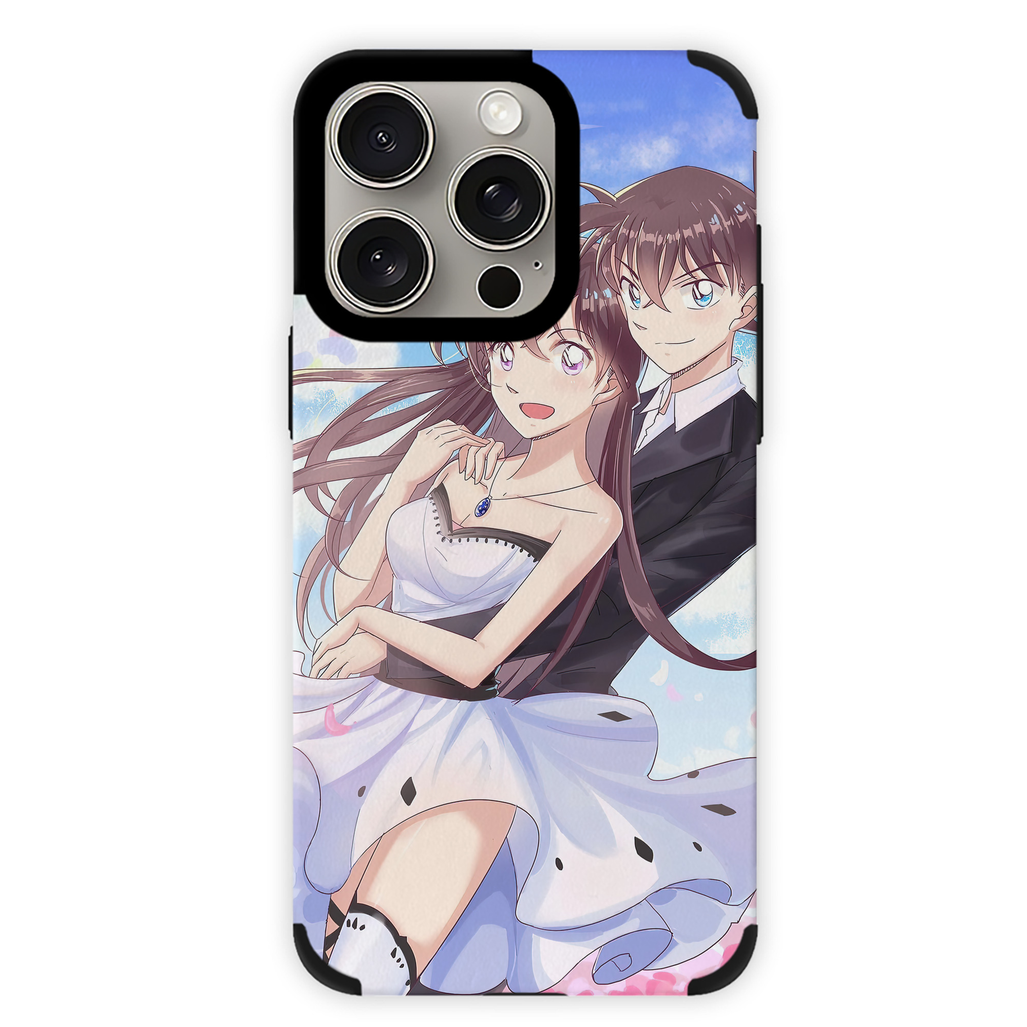 （画像用） 名探偵コナン Detective Conan 【iPhone15ProMax対応】 PUレザー スマホケース 耐衝撃＆黄変防止