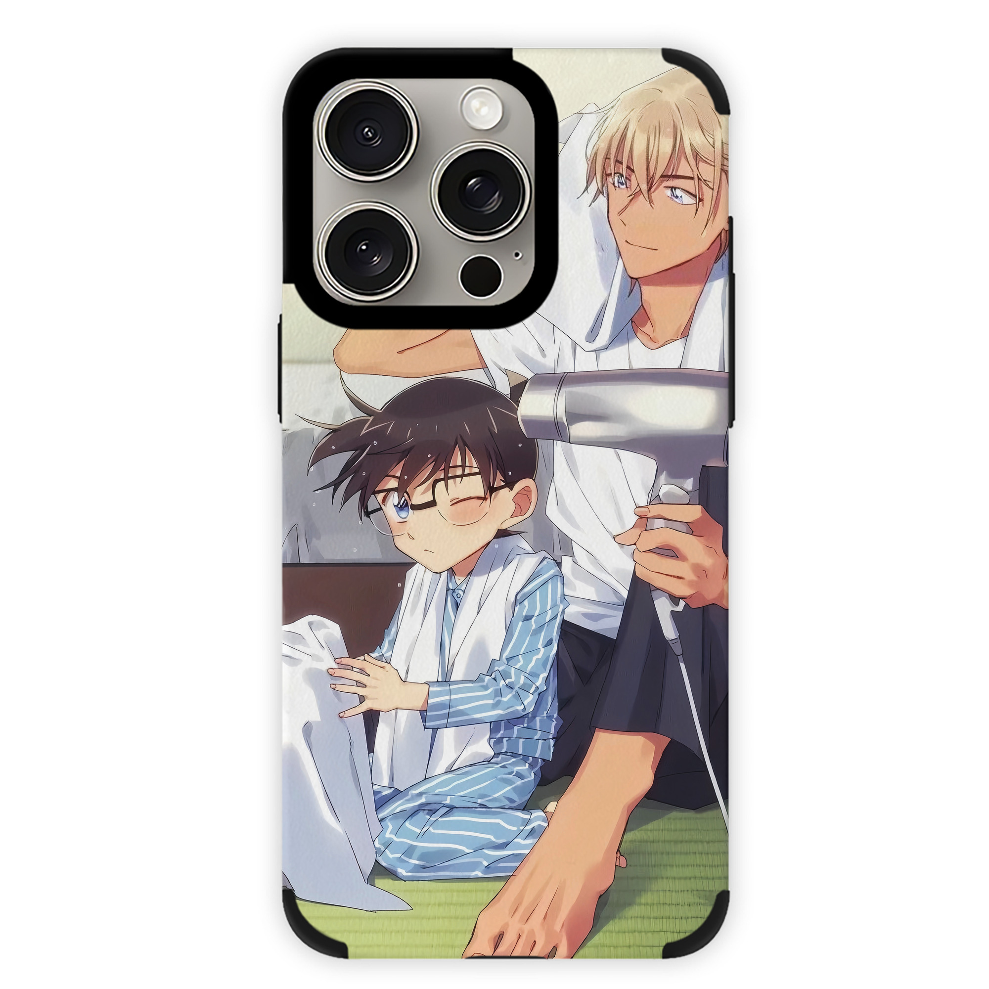 （画像用） 名探偵コナン Detective Conan 【iPhone15ProMax対応】 PUレザー スマホケース 耐衝撃＆黄変防止