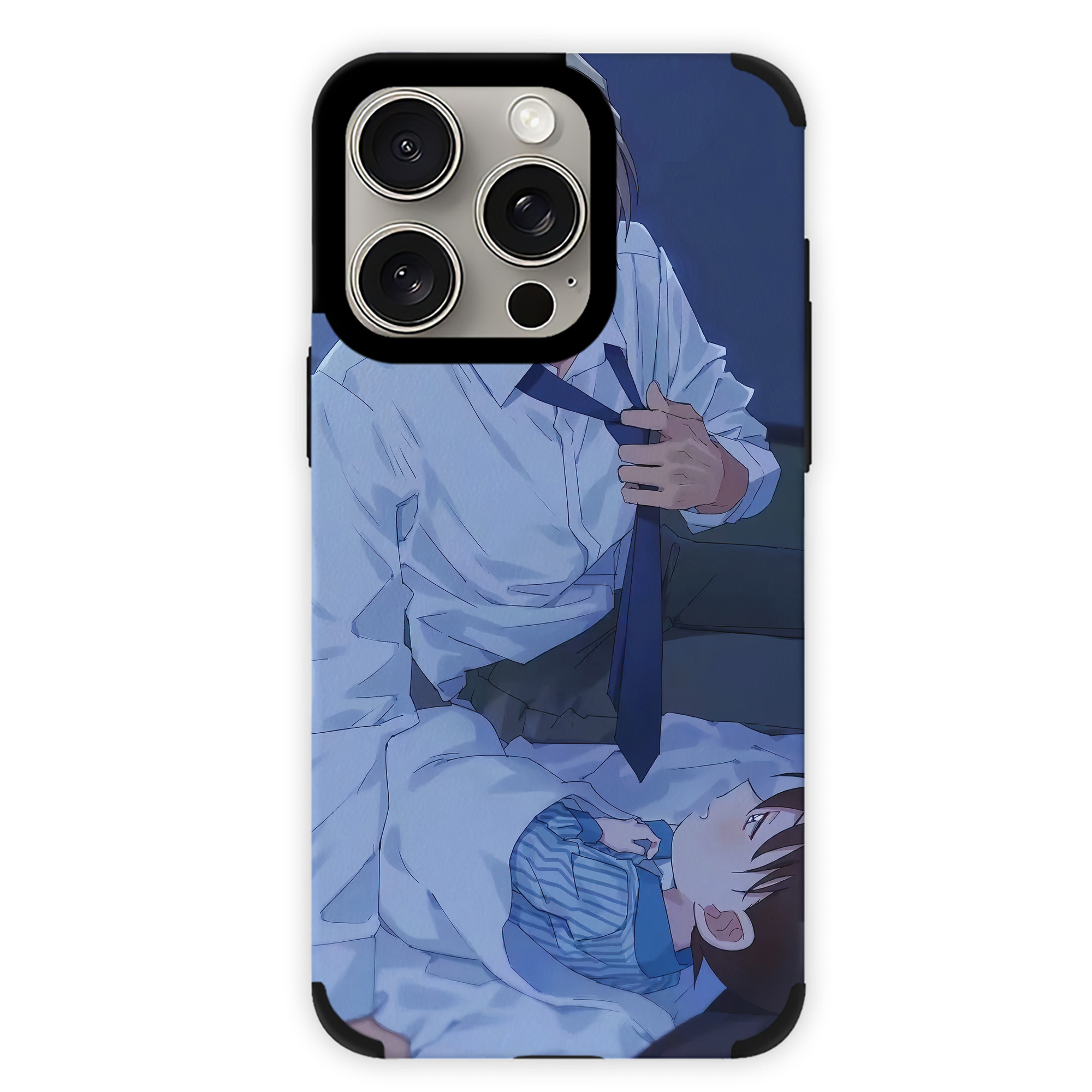（画像用） 名探偵コナン Detective Conan 【iPhone15ProMax対応】 PUレザー スマホケース 耐衝撃＆黄変防止