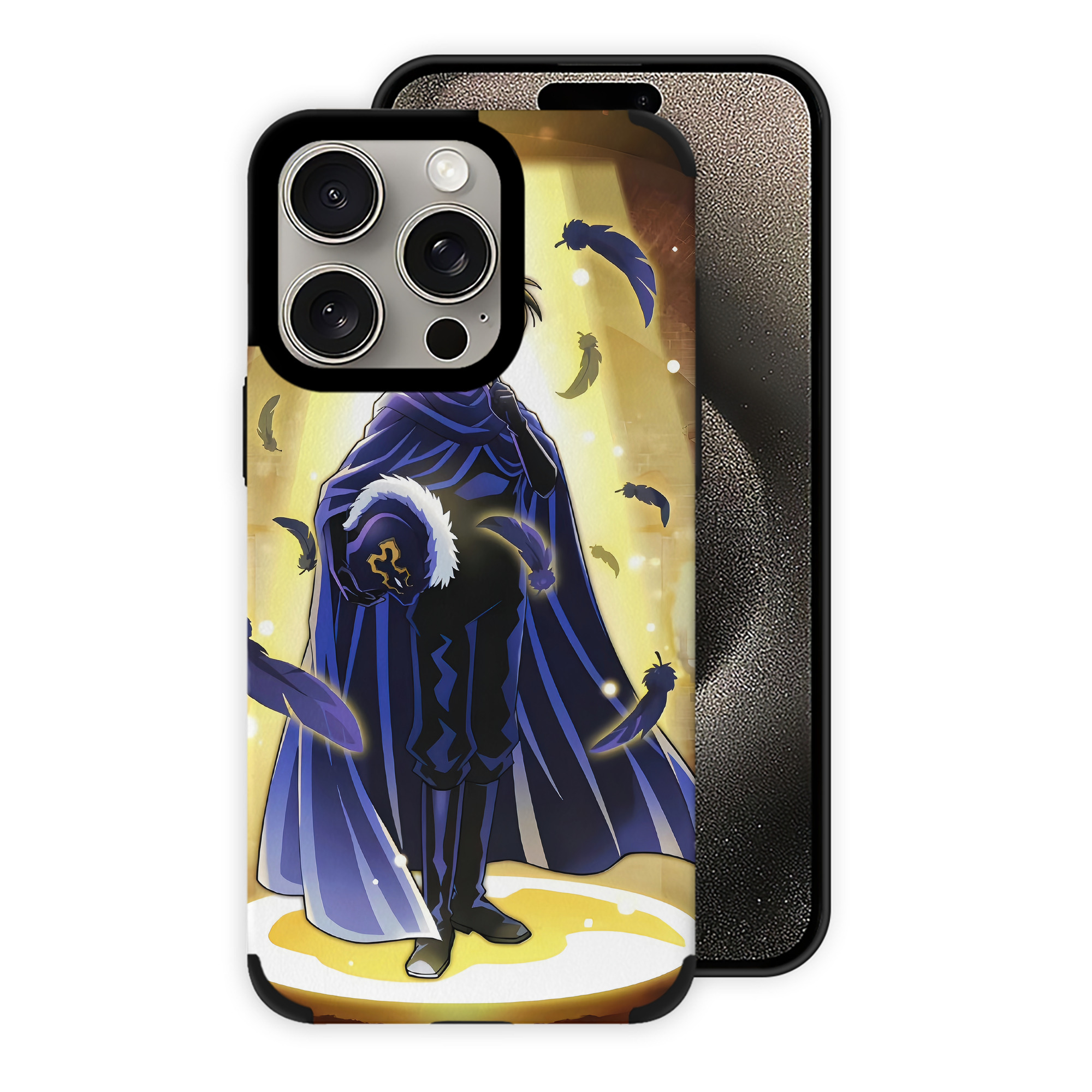 （画像用） 名探偵コナン Detective Conan 【iPhone15ProMax対応】 PUレザー スマホケース 耐衝撃＆黄変防止
