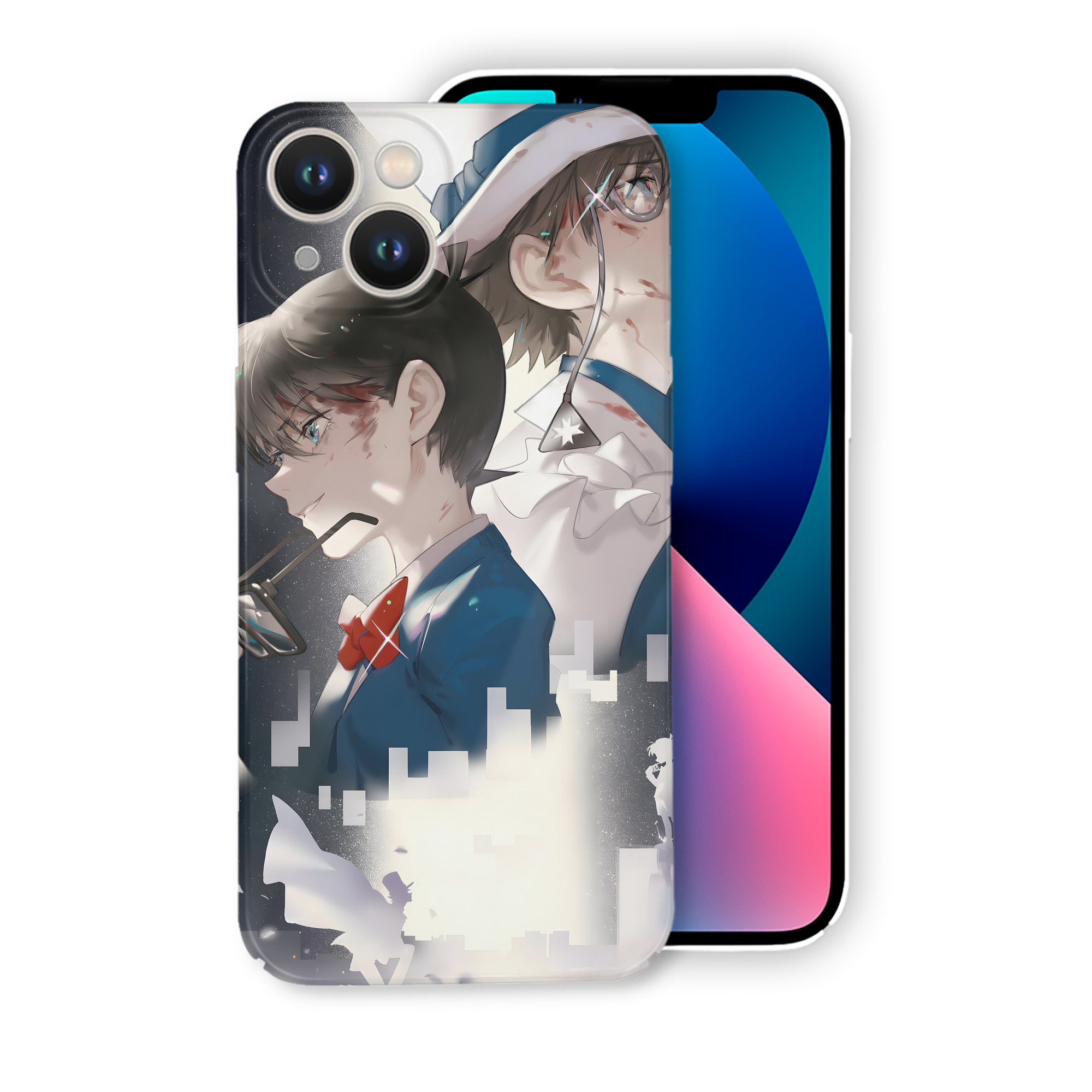 （画像用） 名探偵コナン Detective Conan 【iPhone 14シリーズ対応】ハードケース