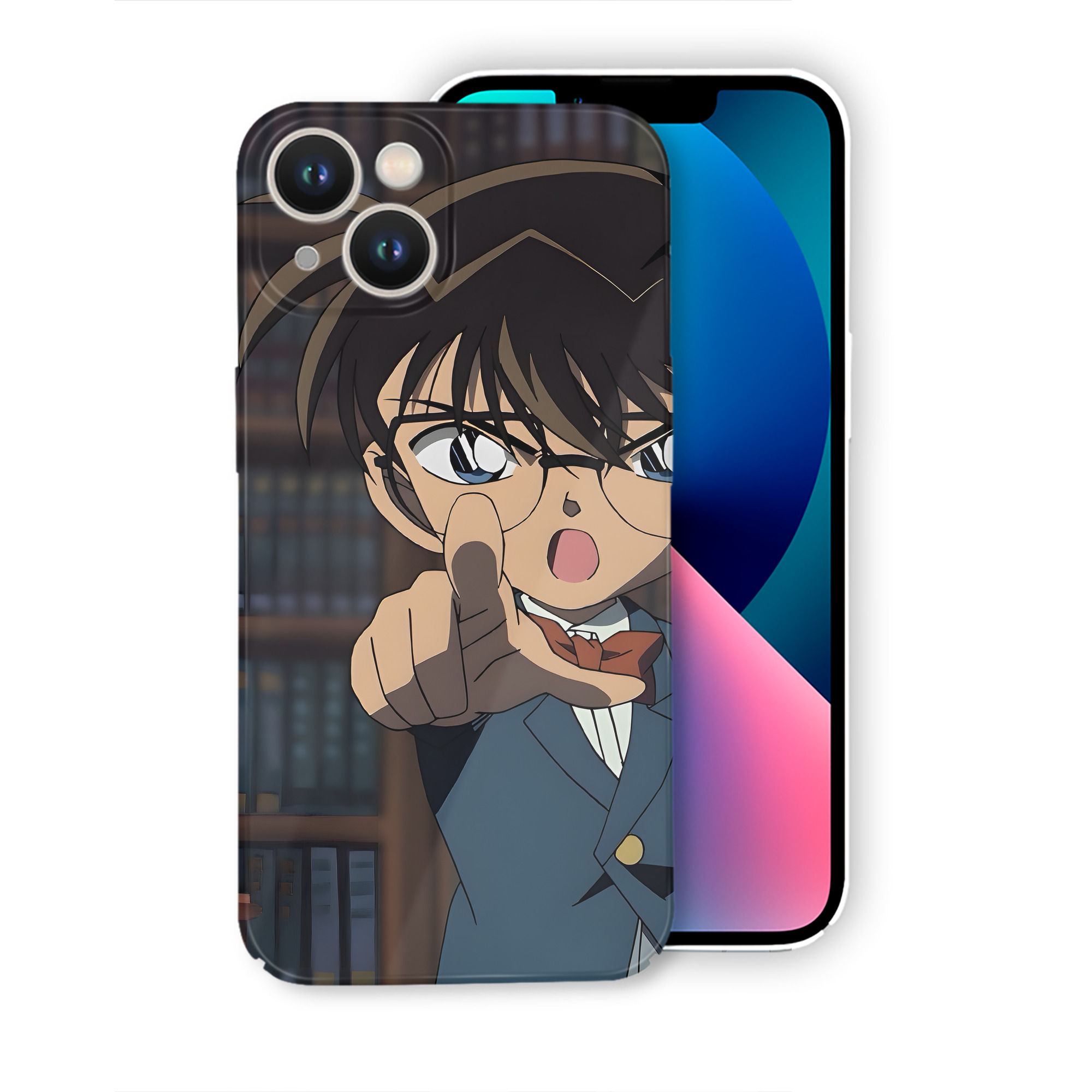 （画像用） 名探偵コナン Detective Conan 【iPhone 14シリーズ対応】ハードケース