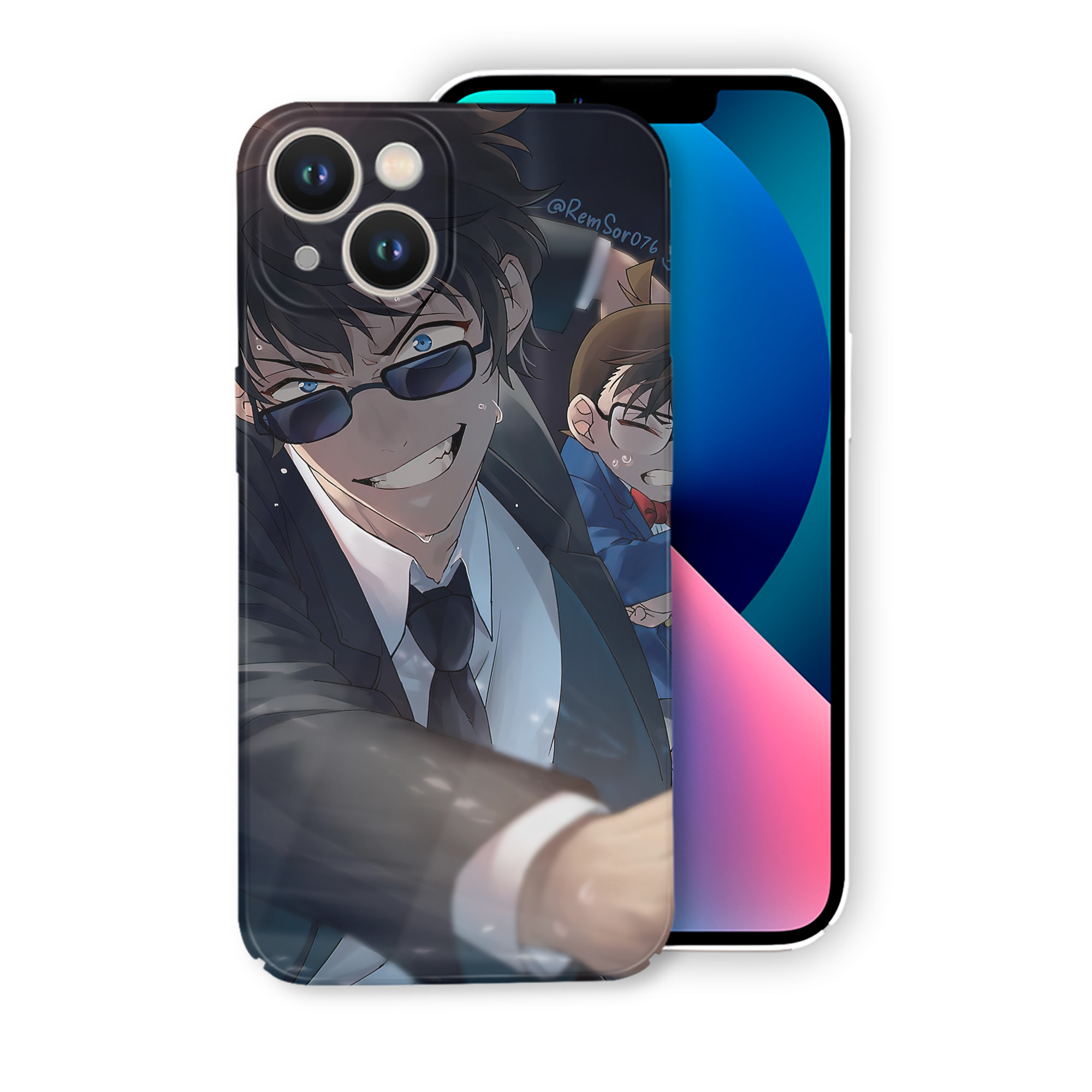 （画像用） 名探偵コナン Detective Conan 【iPhone 14シリーズ対応】ハードケース