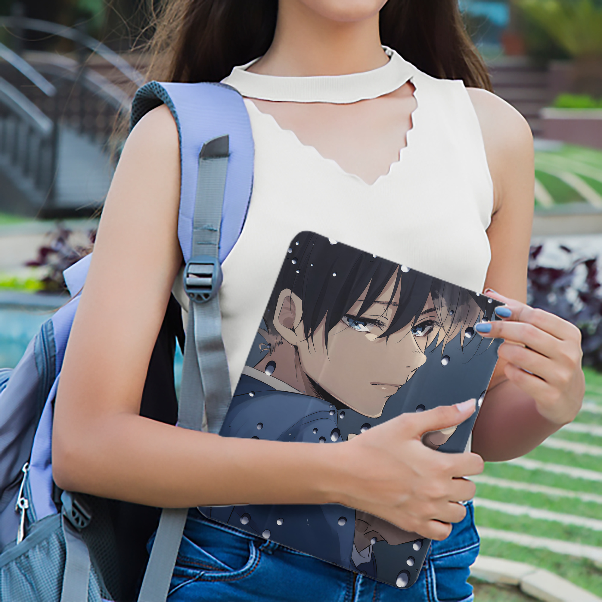名探偵コナン Detective Conan IPad ケース ペン収納付き 三つ折りスタンド PUレザー×シリコン 対応機種9.5/10.5/10.9インチ