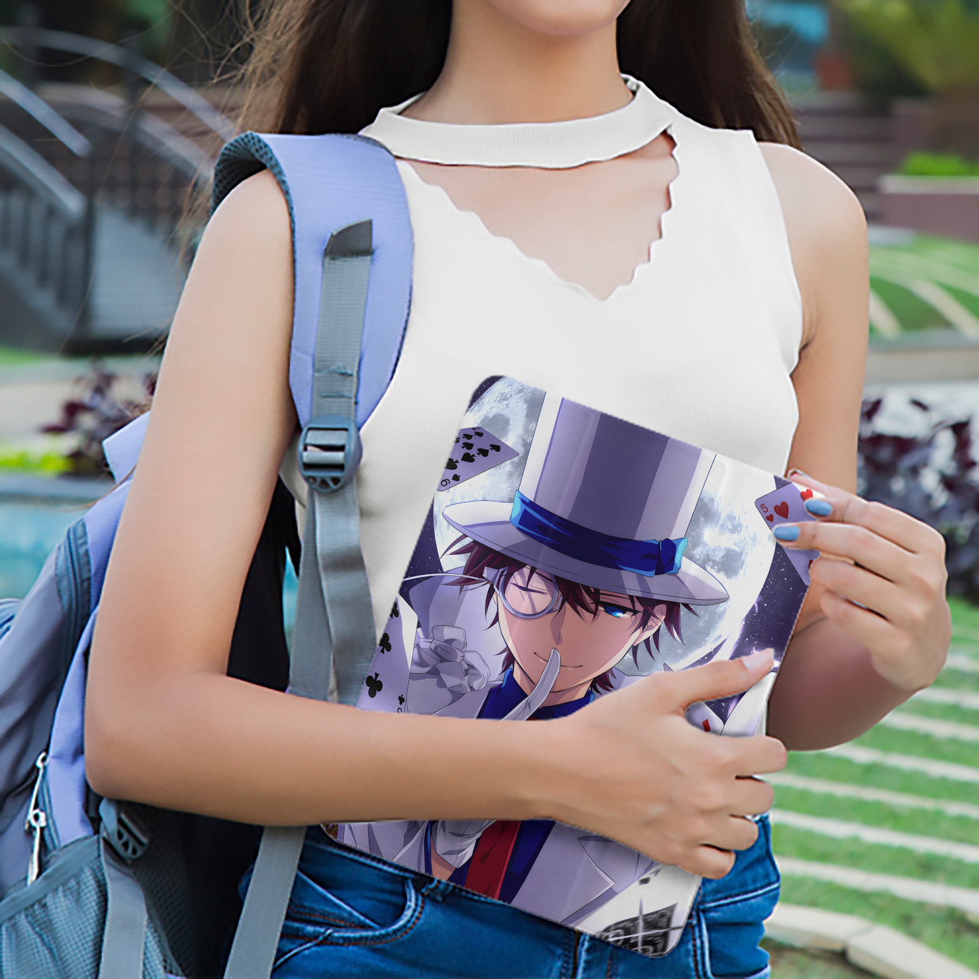名探偵コナン Detective Conan IPad ケース ペン収納付き 三つ折りスタンド PUレザー×シリコン 対応機種9.5/10.5/10.9インチ