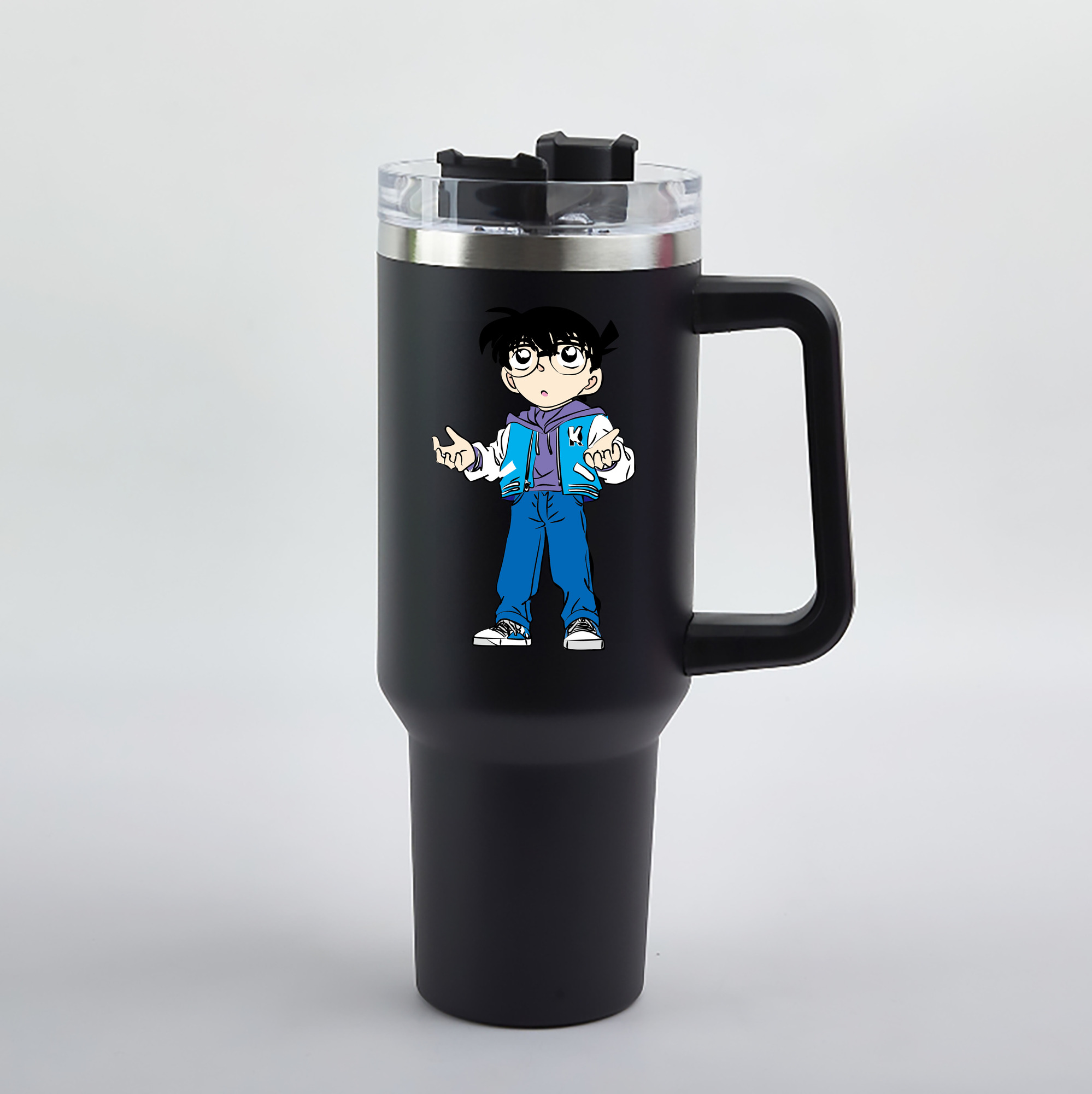（画像用） 名探偵コナン 江戸川 コナン Detective Conan Conan Edogawa 1200mL車用タンブラー（カラープリント）