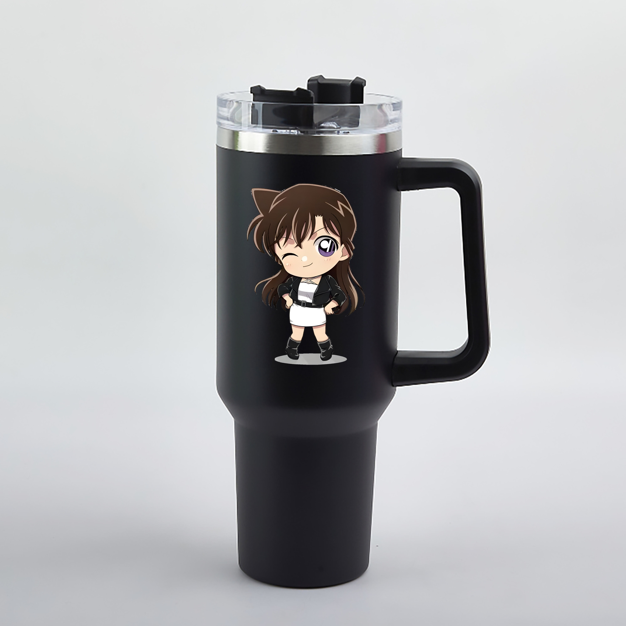 （画像用） 名探偵コナン 毛利 蘭 もうり らん、モーリ ラン Detective Conan Rachel Moore 1200mL車用タンブラー（カラープリント）