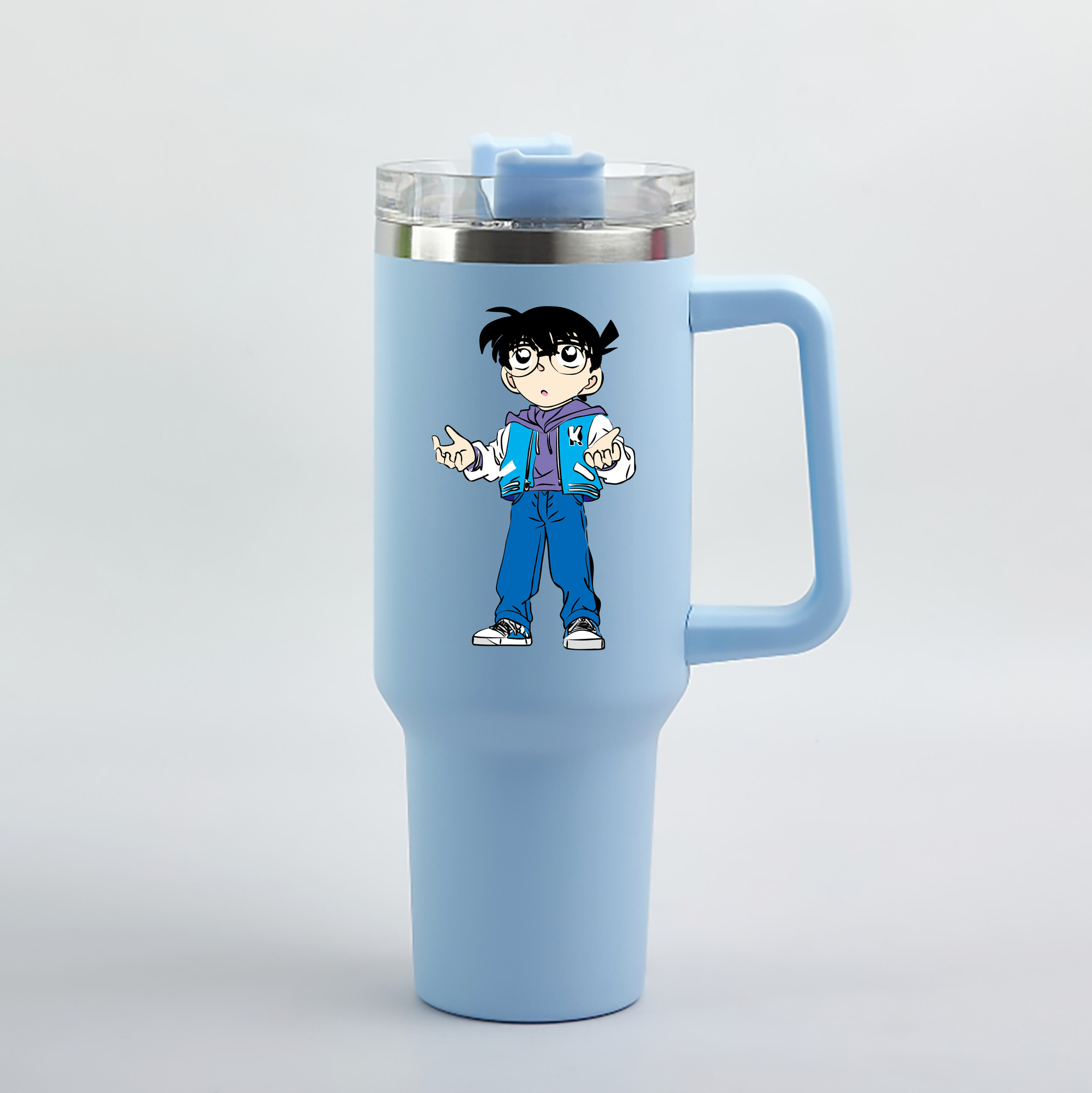 （画像用） 名探偵コナン 江戸川 コナン Detective Conan Conan Edogawa 1200mL車用タンブラー（カラープリント）