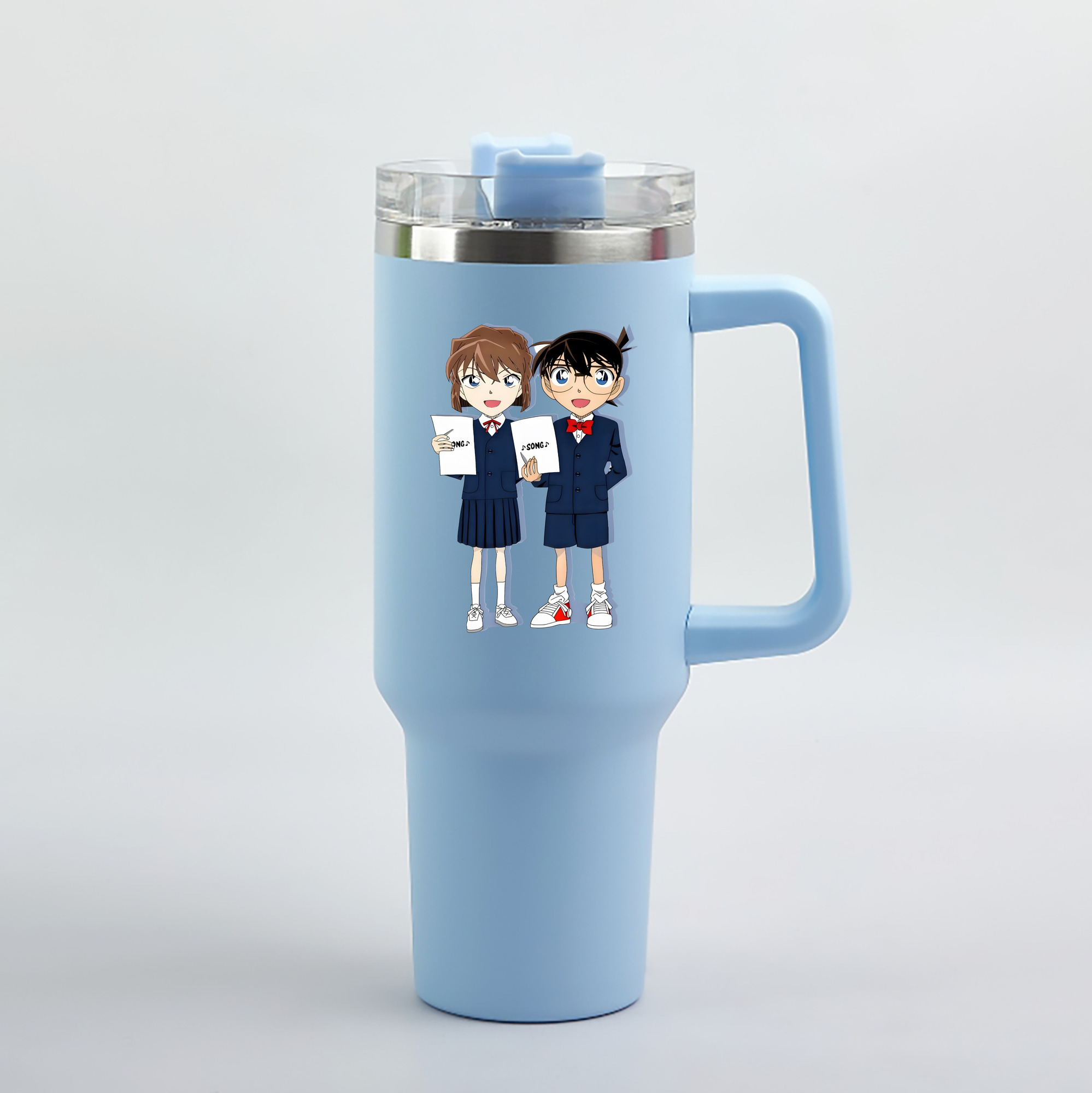 （画像用） 名探偵コナン 灰原 哀 はいばら あい Detective Conan Anita Hailey、Vi Graythorn Haibara Ai 1200mL車用タンブラー（カラープリント）