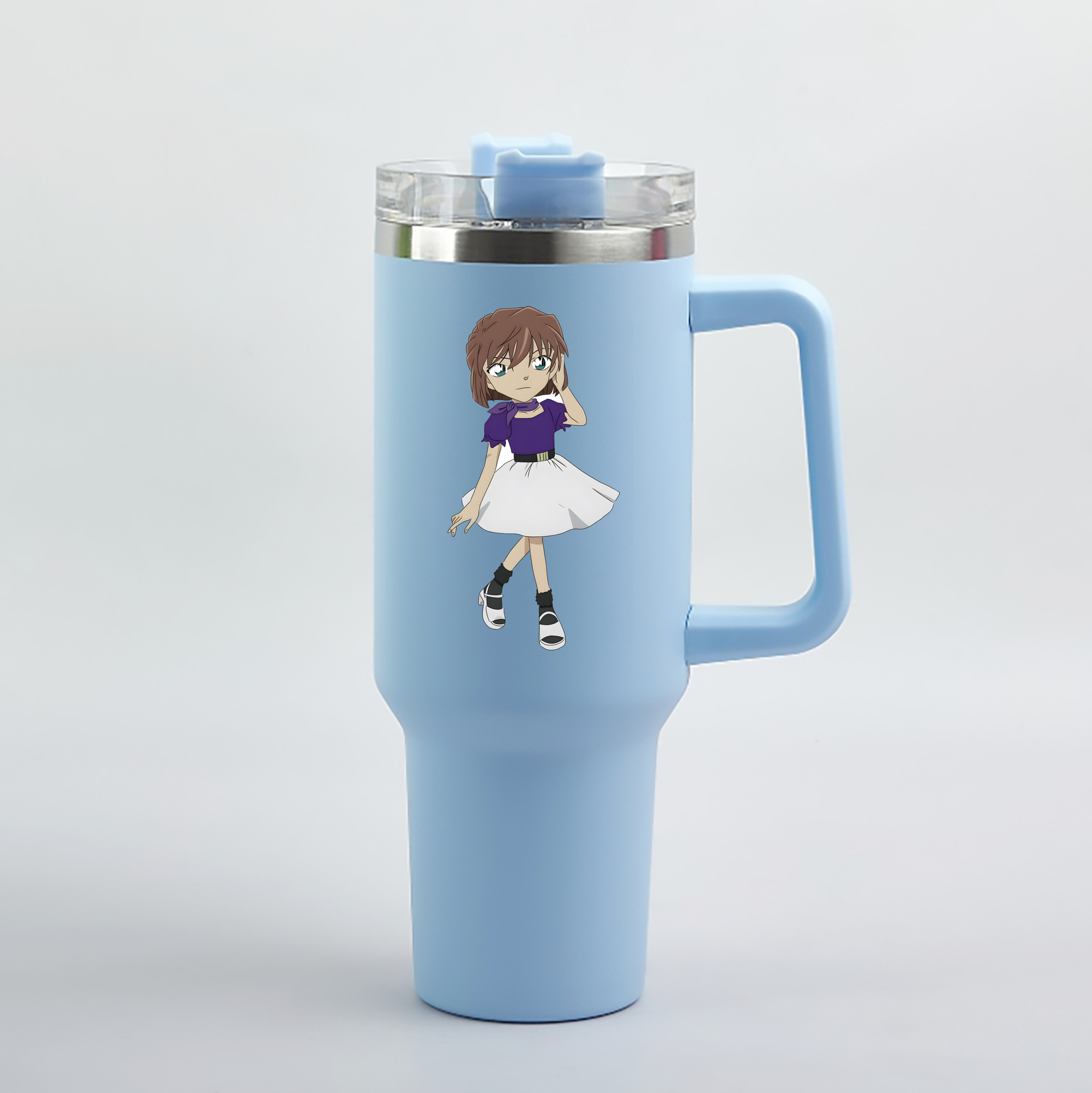 （画像用） 名探偵コナン 灰原 哀 はいばら あい Detective Conan Anita Hailey、Vi Graythorn Haibara Ai 1200mL車用タンブラー（カラープリント）